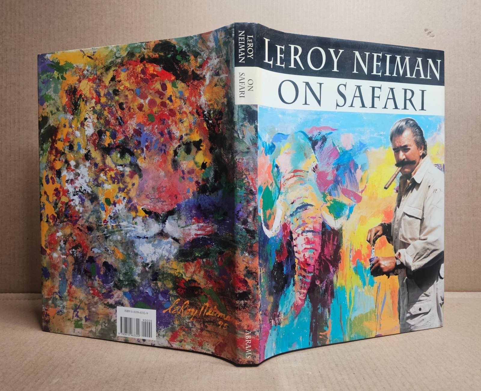 INSCRIBED / SIGNED LeRoy Neiman on Safari by LeRoy Neiman 1997 Hardcover