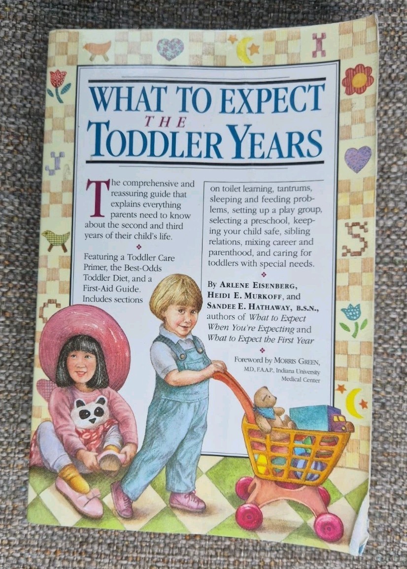 What to Expect the Toddler Years Paperback Parenting Guide Book Milestones