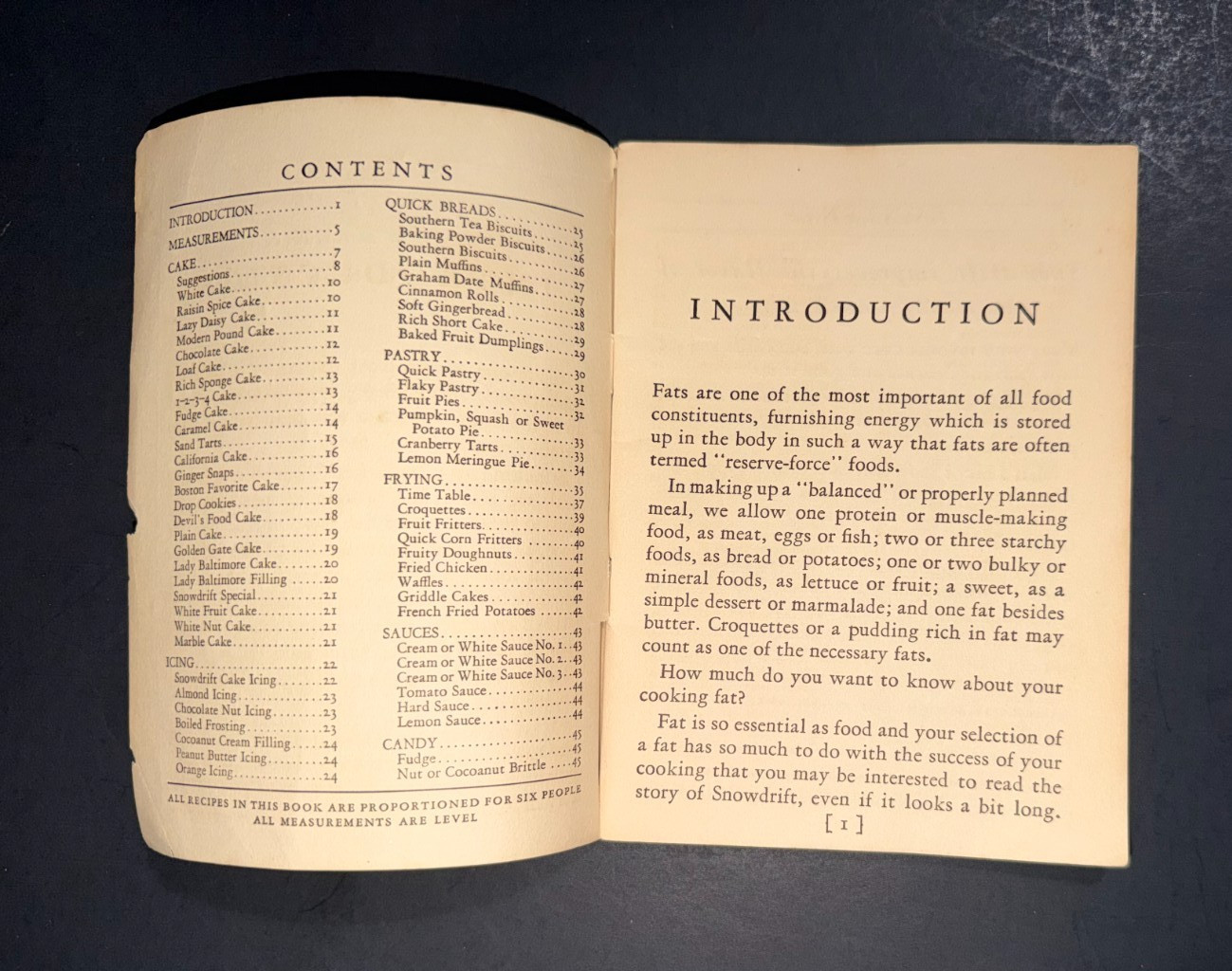 FOR MAKING GOOD THINGS TO EAT Cookbook ~ 1929 ~ Wesson Oil Snowdrift ~ 44 Pages