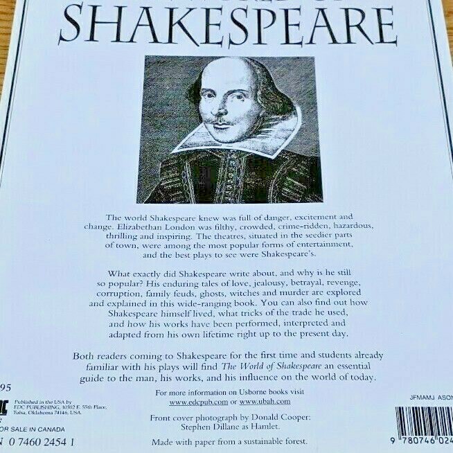 The World of Shakespeare by Claybourne, Anna, Treays, Rebecca