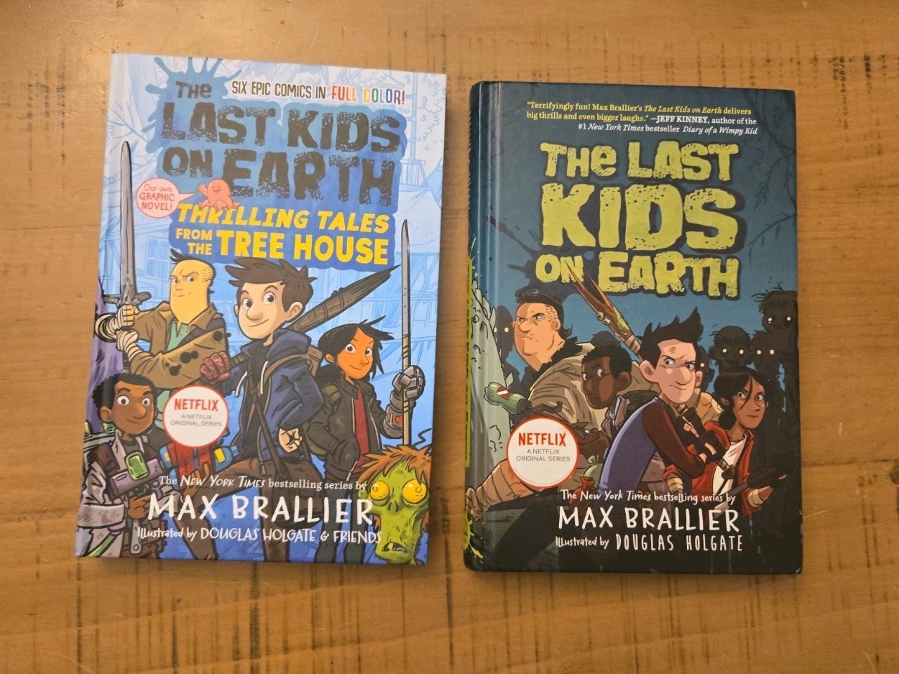 Max Brallier, THE LAST KIDS ON EARTH, (2) Hardcover Books Graphic Novels – Good
