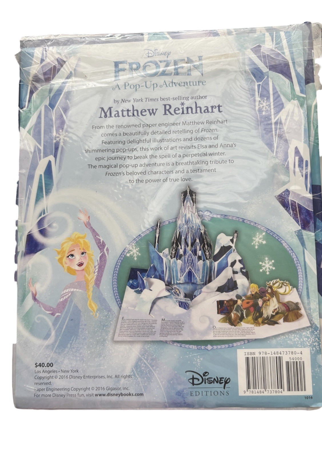 NEW Disney Frozen: Pop-Up Adventure Book by Matthew Reinhart NEW