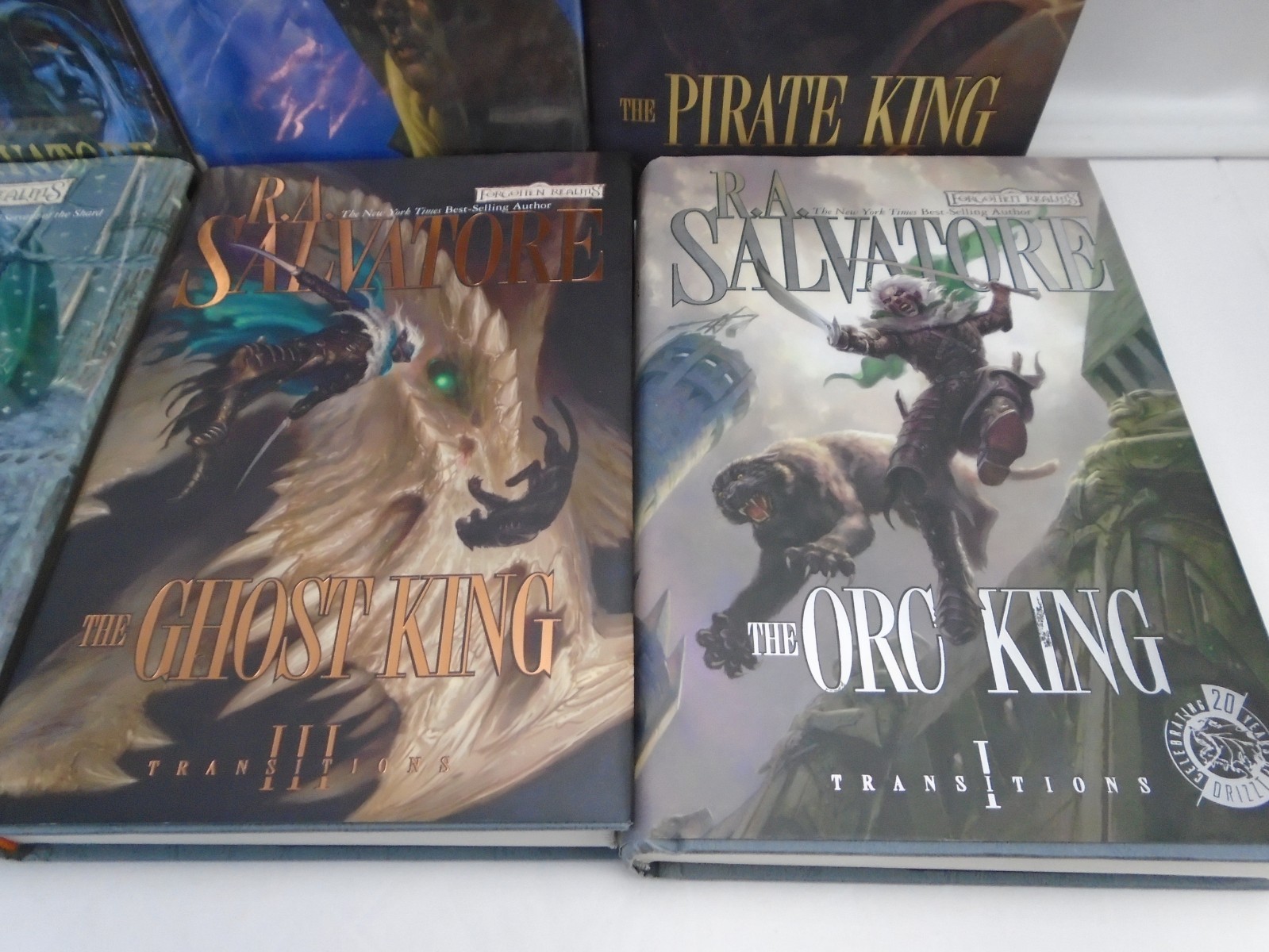 Drizzt Forgotten Realms R.A. Salvatore Lot 16 HC/PB books The Pirate King + More