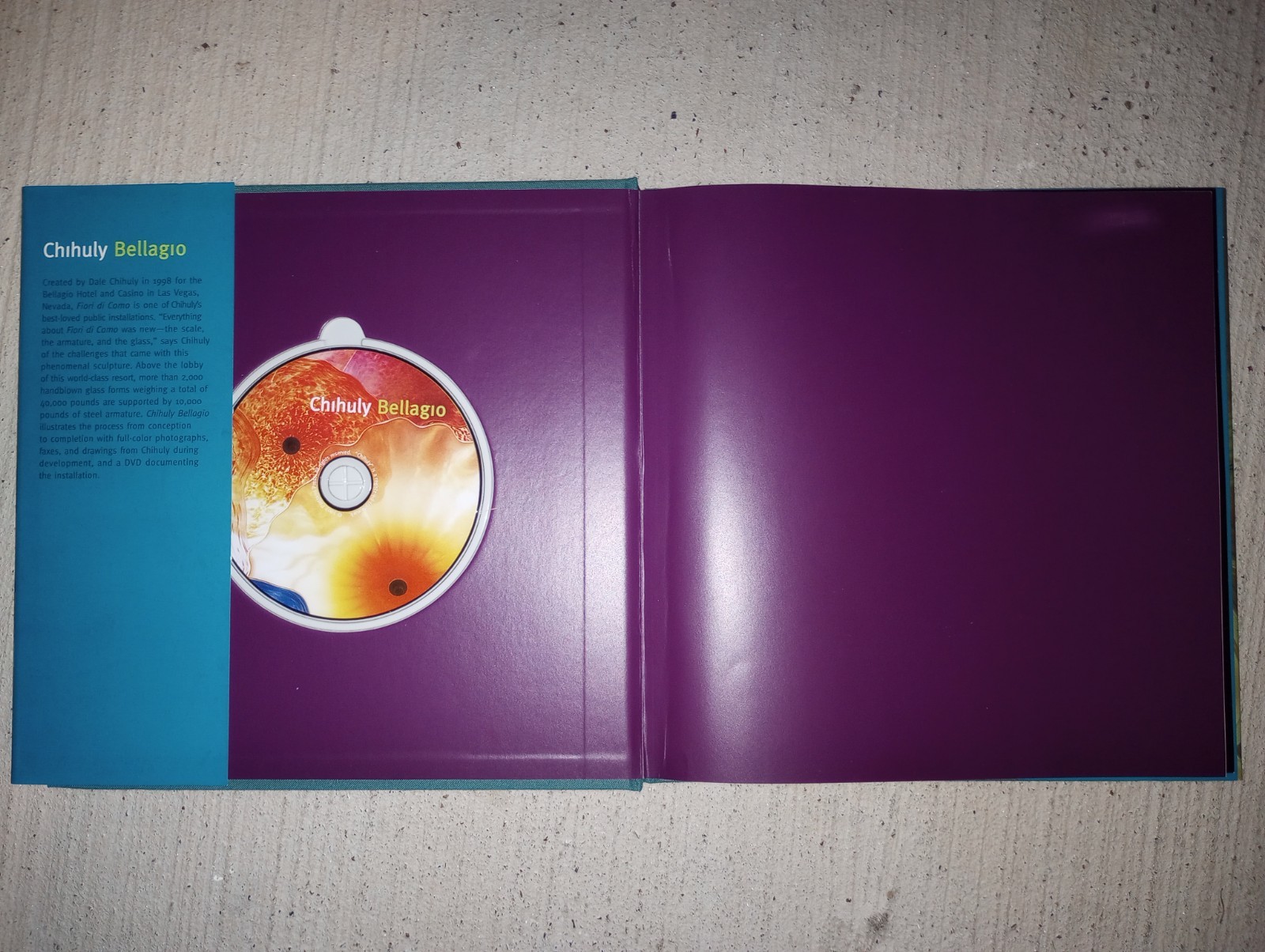 Chihuly Bellagio SIGNED by the author, With DVD 2007 Limited Hardcover VG