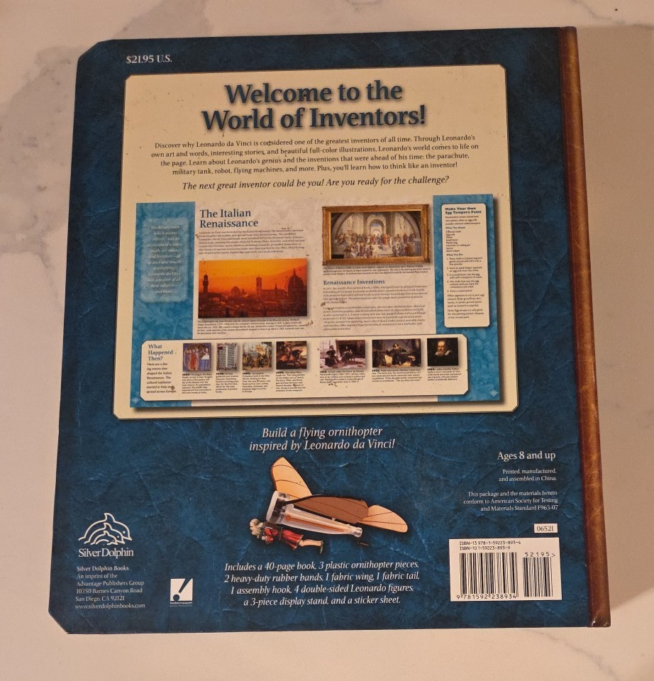 World of Inventors: Leonardo da Vinci By Lorraine Jean Hopping Book & Activity