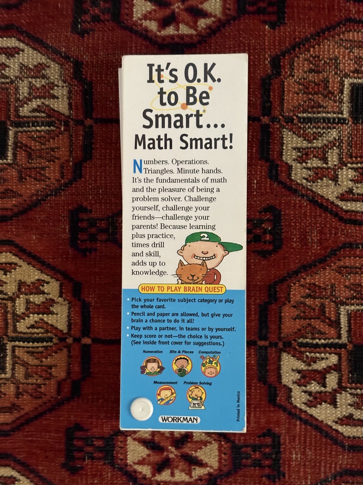 2 Brain Quests Reading Basics 6-7 Gr. 1 Deck 1 AND Math Basics 6-7 Gr. 1 Deck 2