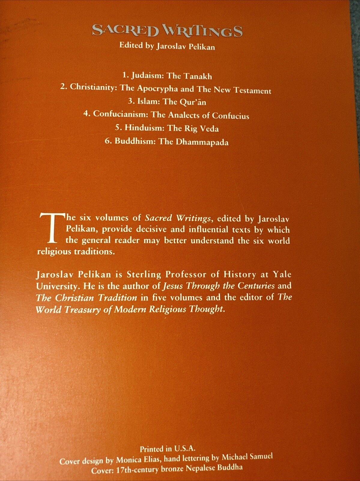 Sacred Writings: Six Volume Set (Volumes 1 through 6) Edited by Jaroslav Pelikan