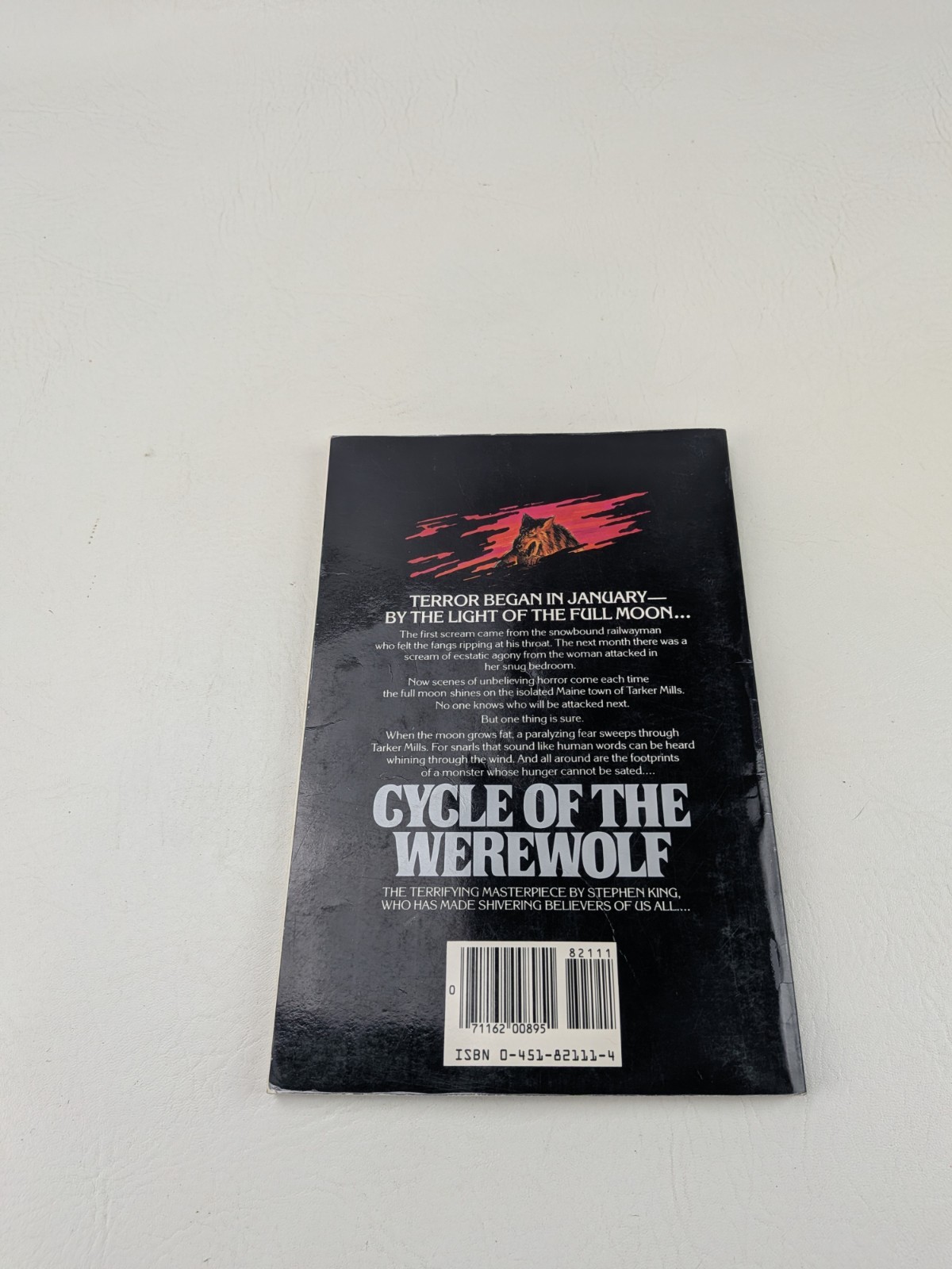 Cycle of the Werewolf by Stephen King PB 1985 1st Signet Edition