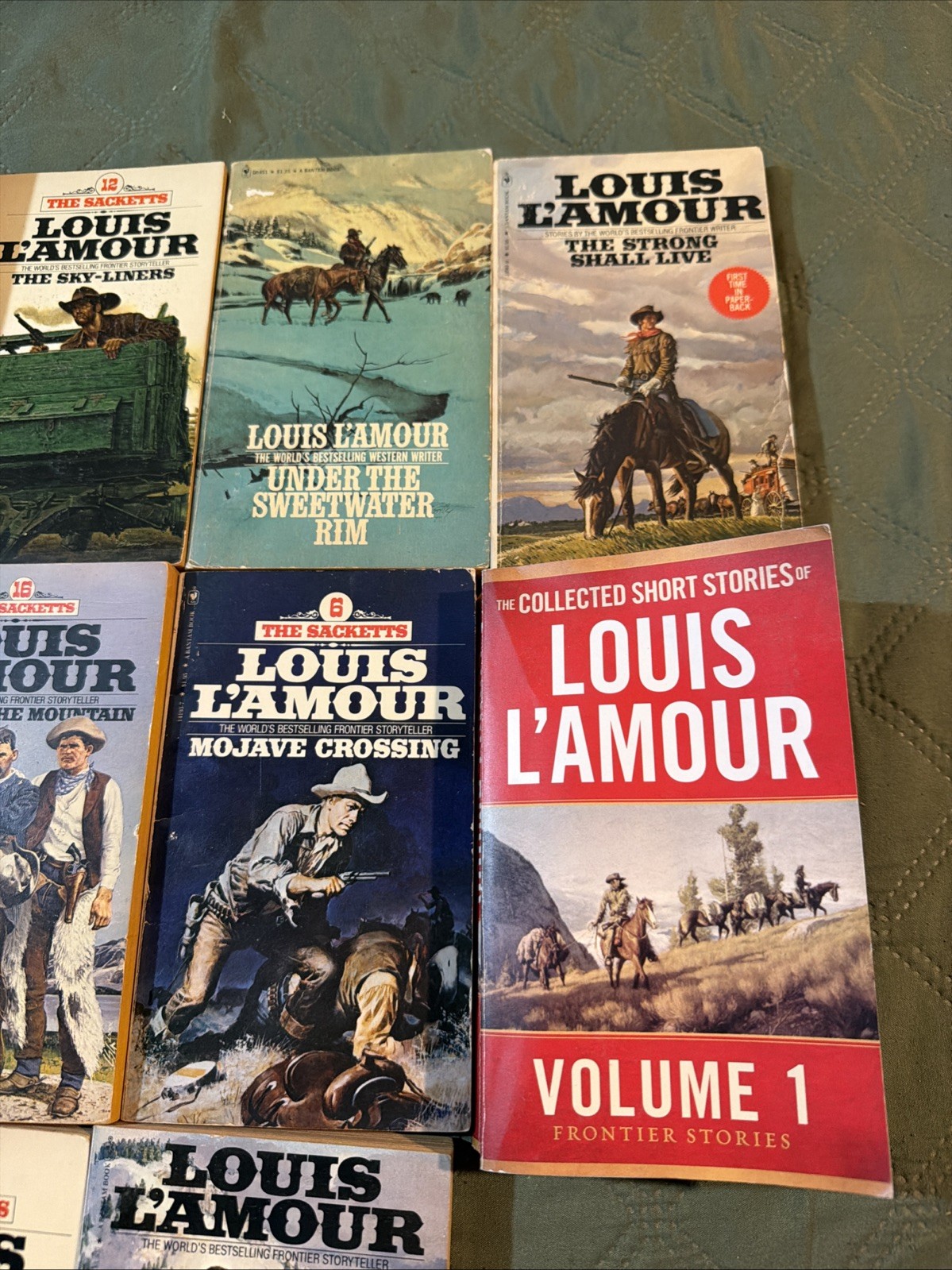 Huge Louis L’Amour Lot 11 Western Paperback Books Vintage Collection