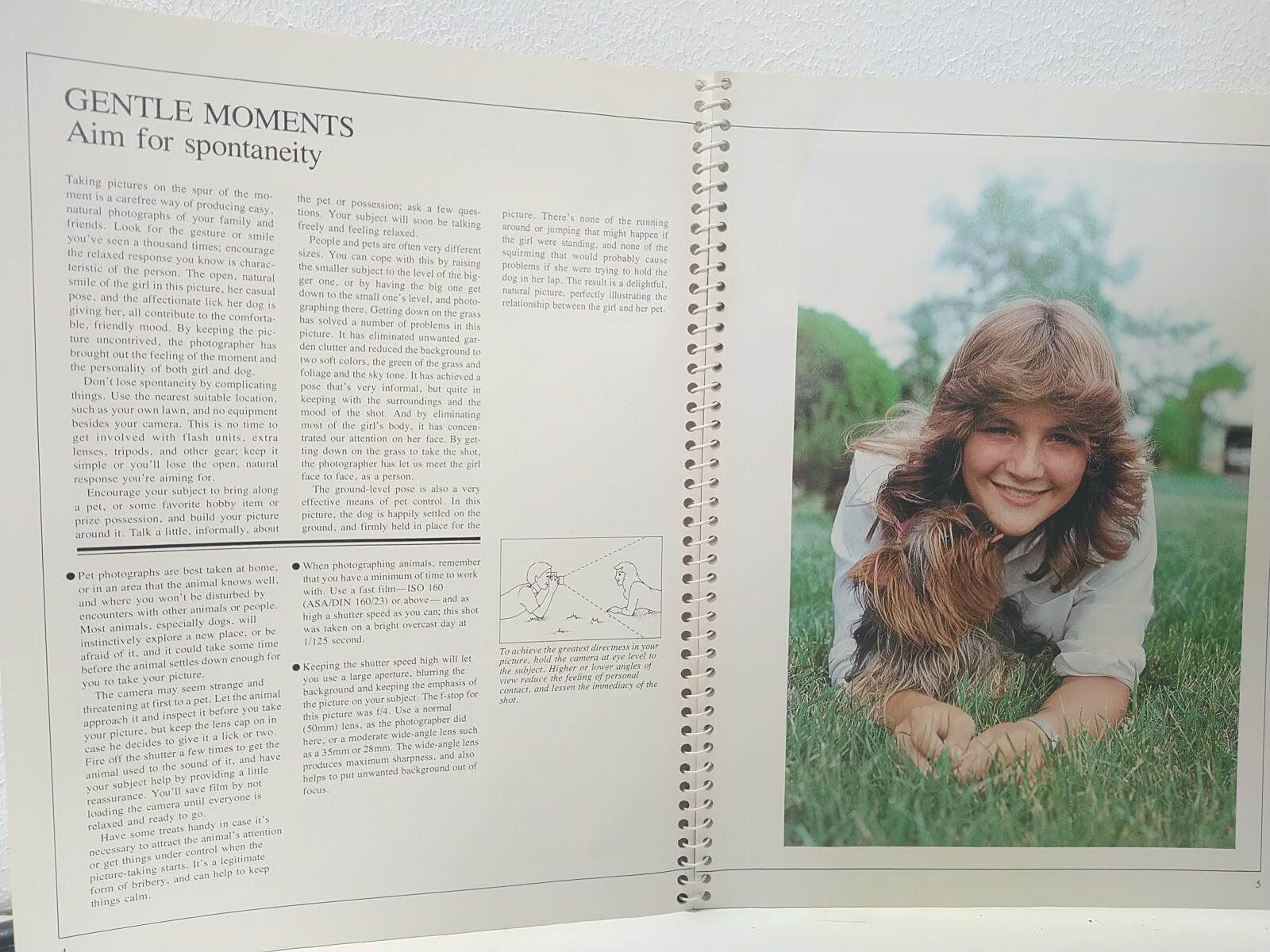 People Photography How to Take Better Pictures 1982 Ring Wire Bound