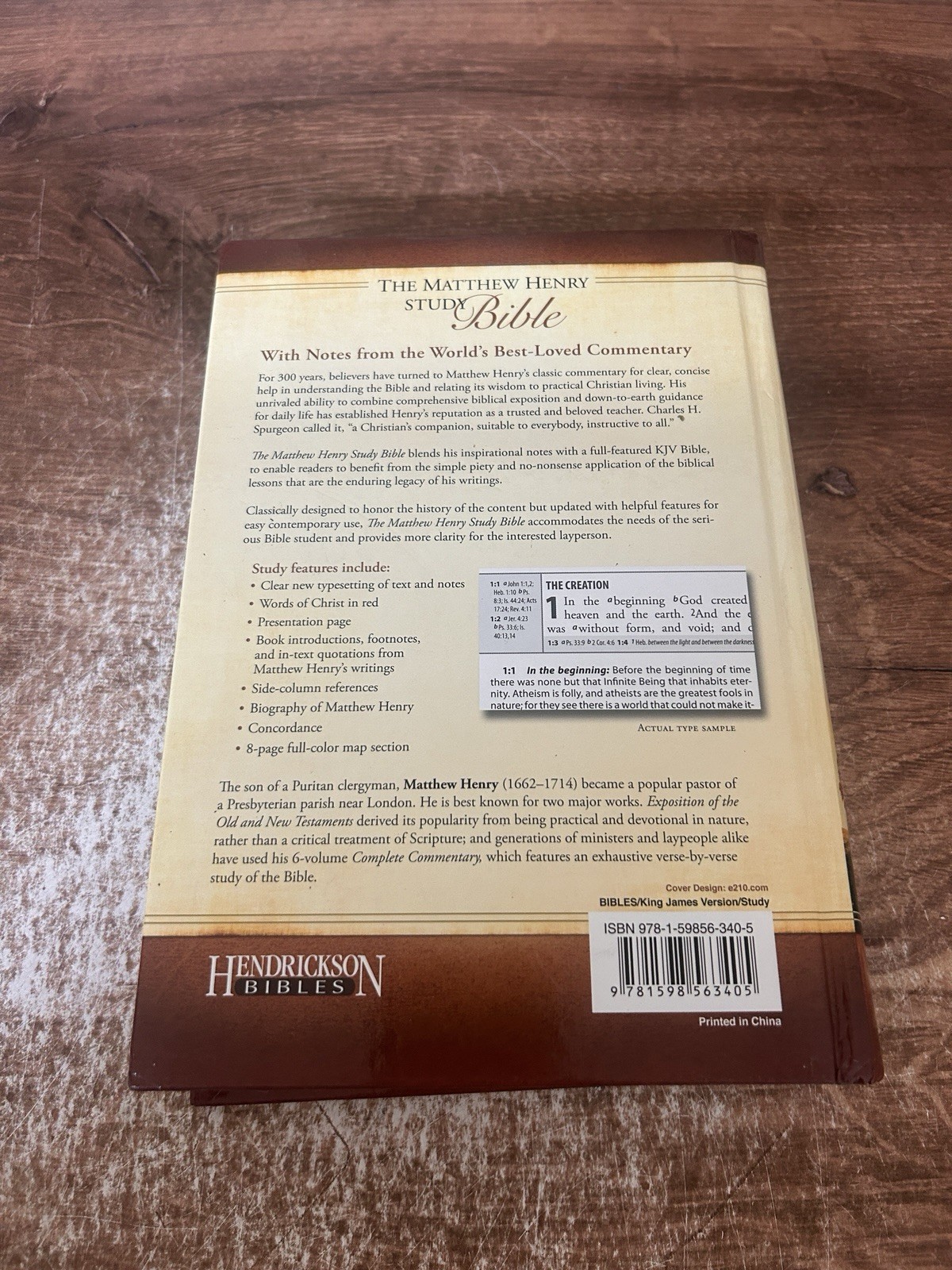 KJV Matthew Henry Study Bible: King…, Hendrickson Pub