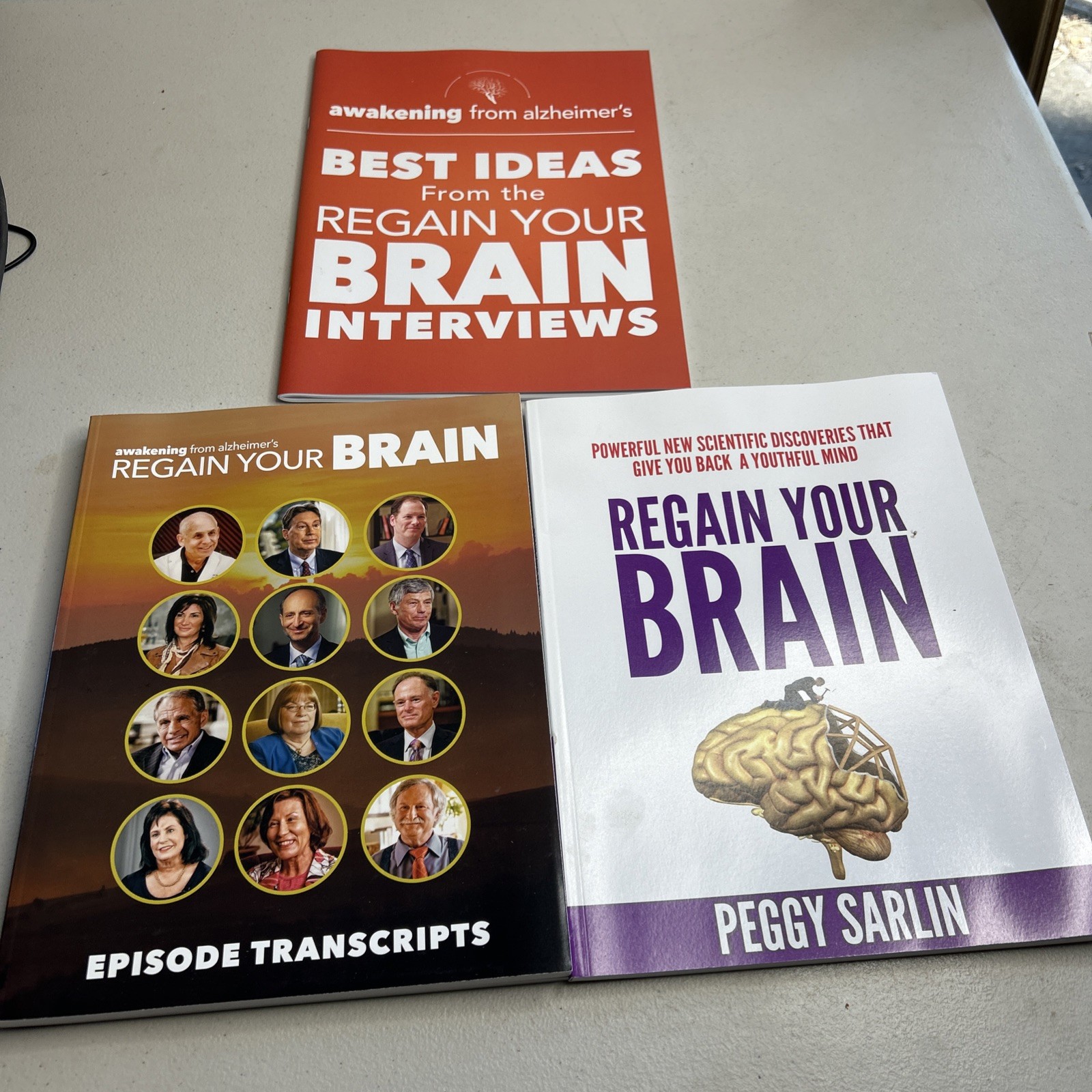 Awakening From Alzheimer’s , Regain YouR Brain Box Set – Books And sealed DVDs