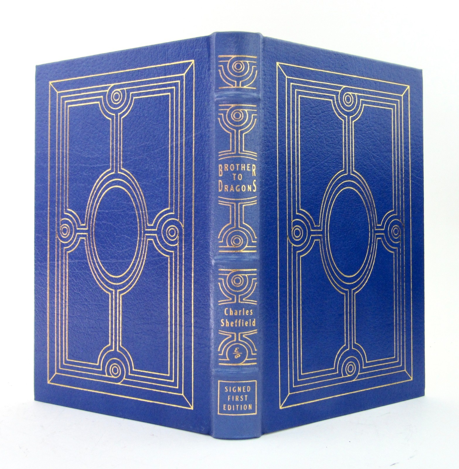 BROTHER TO DRAGONS Charles Sheffield Signed First Edition Easton Press Sci Fi VG