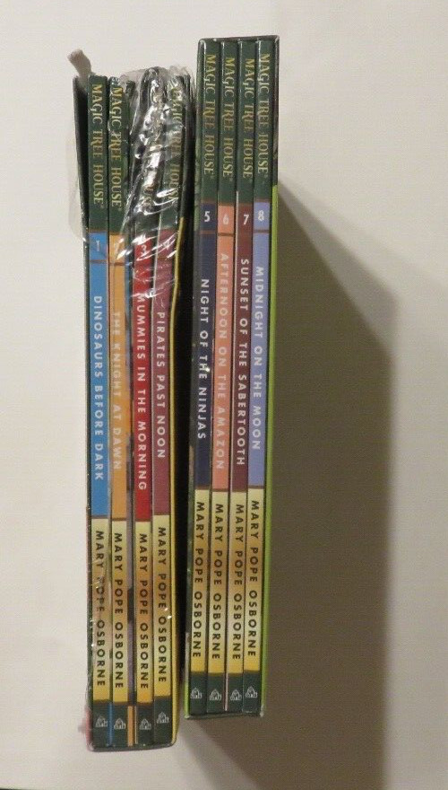 Magic Tree House Boxed Set: Books 1-4 & 5-8, Mary Pope Osborne Paperback 8 Books