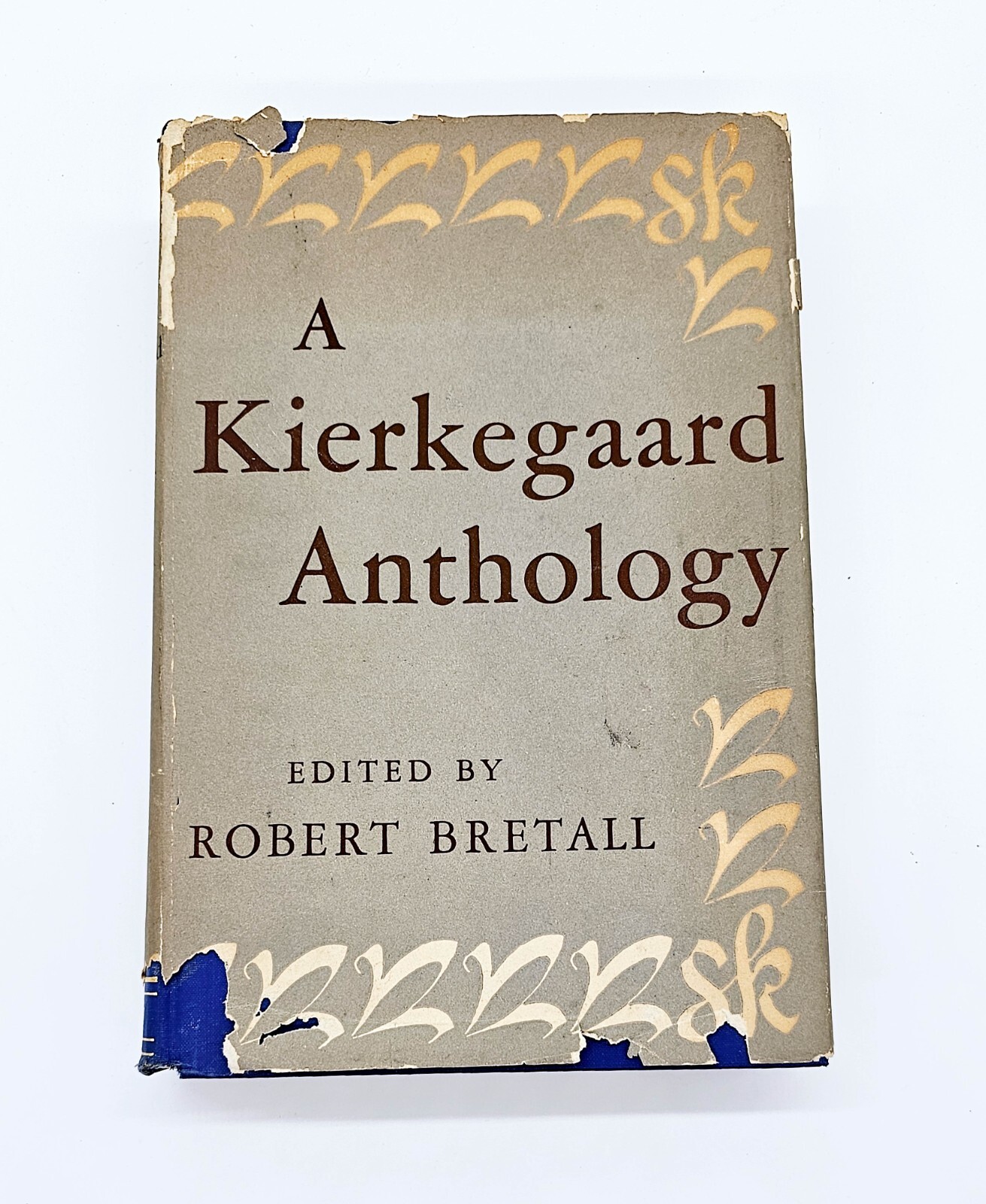 A Kierkegaard Anthology, Bretall (Ed) 1946 1st Edition, HC Dust Jacket 487 pp