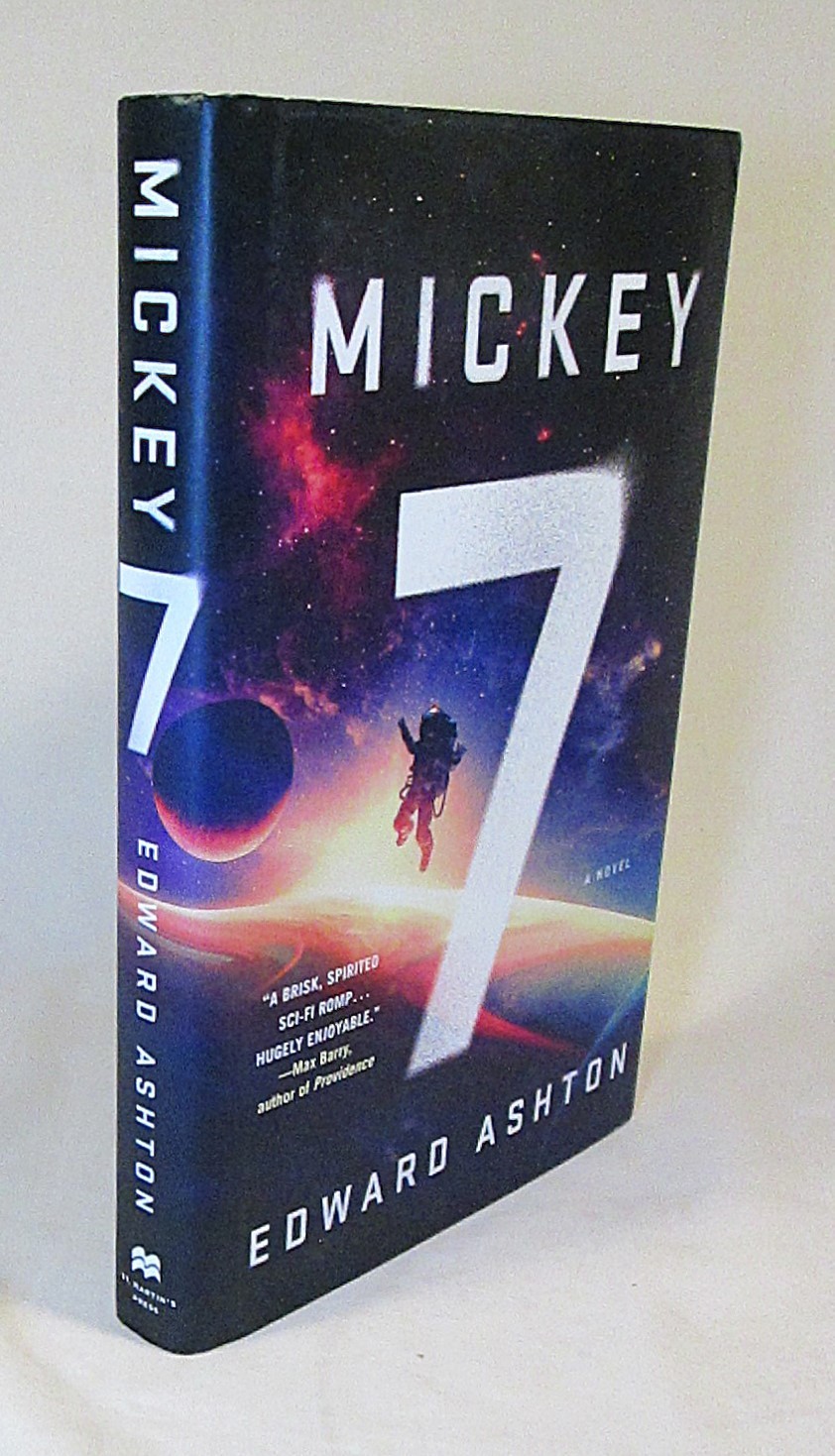 SIGNED Mickey 7 by Edward Ashton First Edition with Drawing 2022