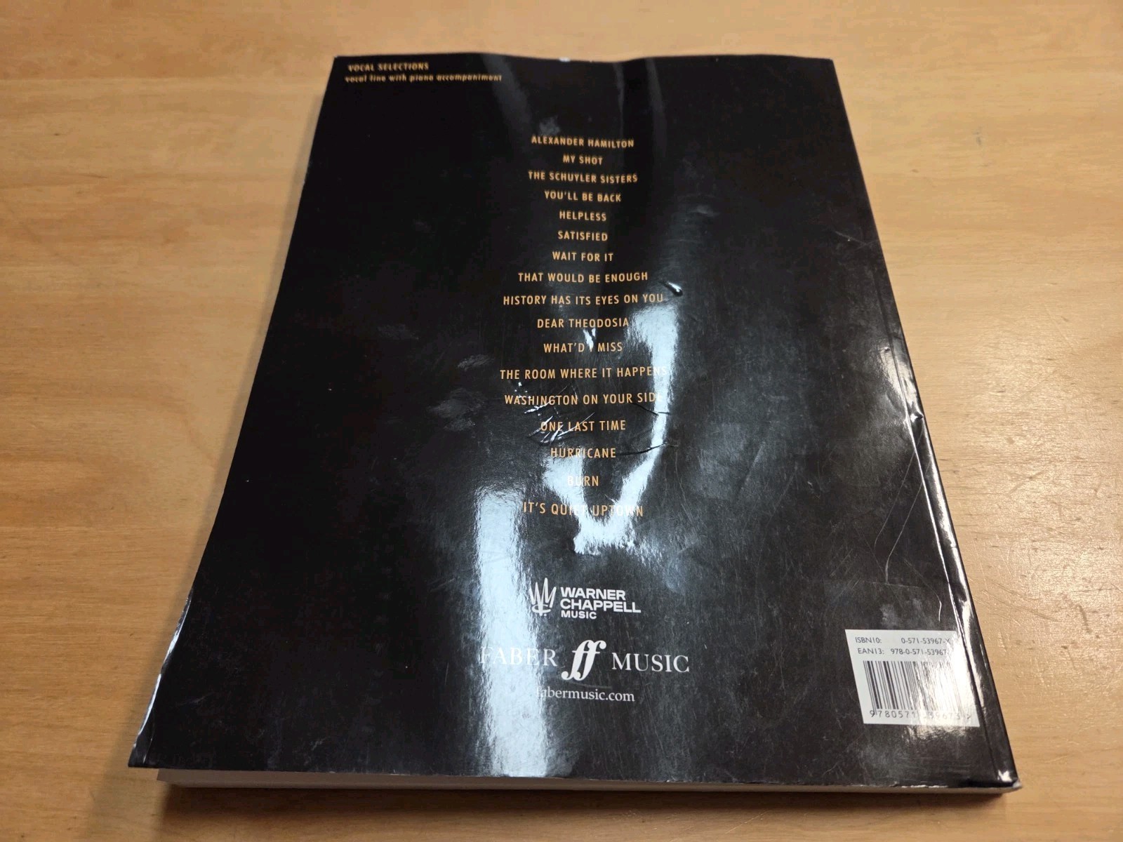 Hamilton Vocal Selections Sheet Music Lin-Manuel Miranda Softcover Ships Free