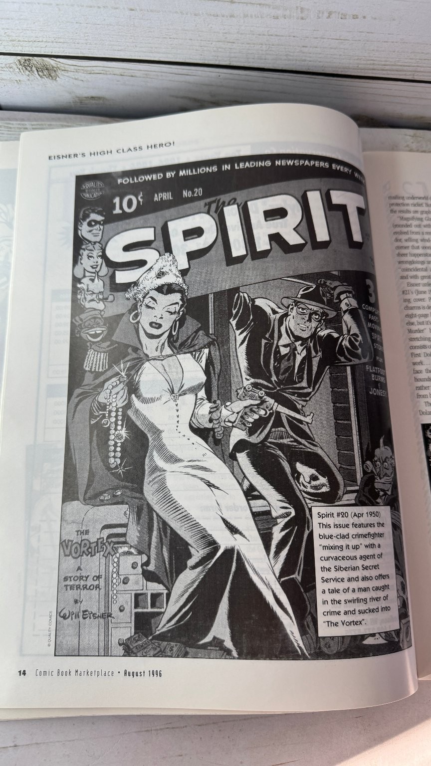 Comic Book Marketplace No. 38 August 1996 Will Eisner Golden Silver Age