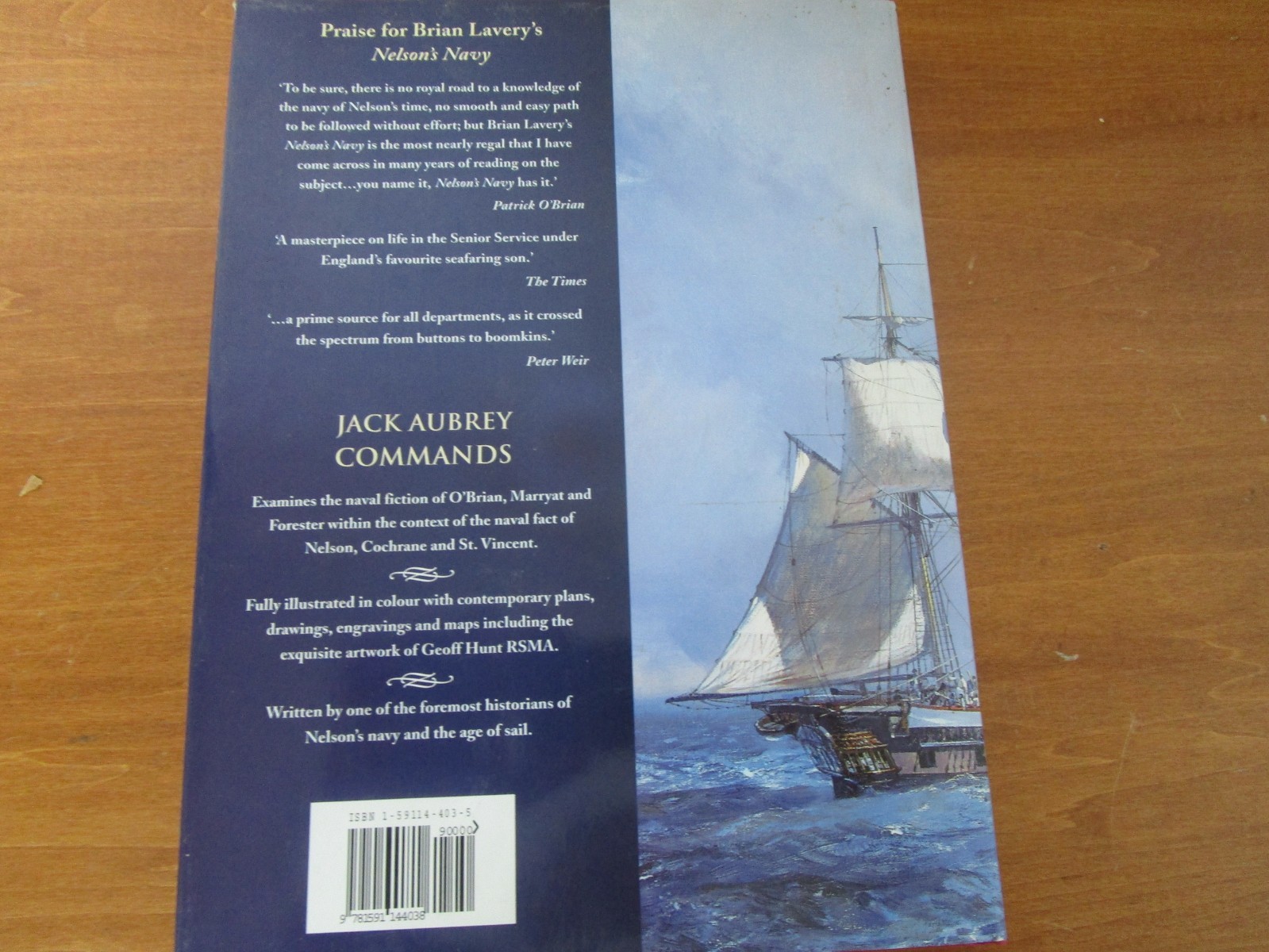 Jack Aubrey Commands Brian Lavery HC/DJ Patrick O’Brian Books Naval Warfare HCDJ