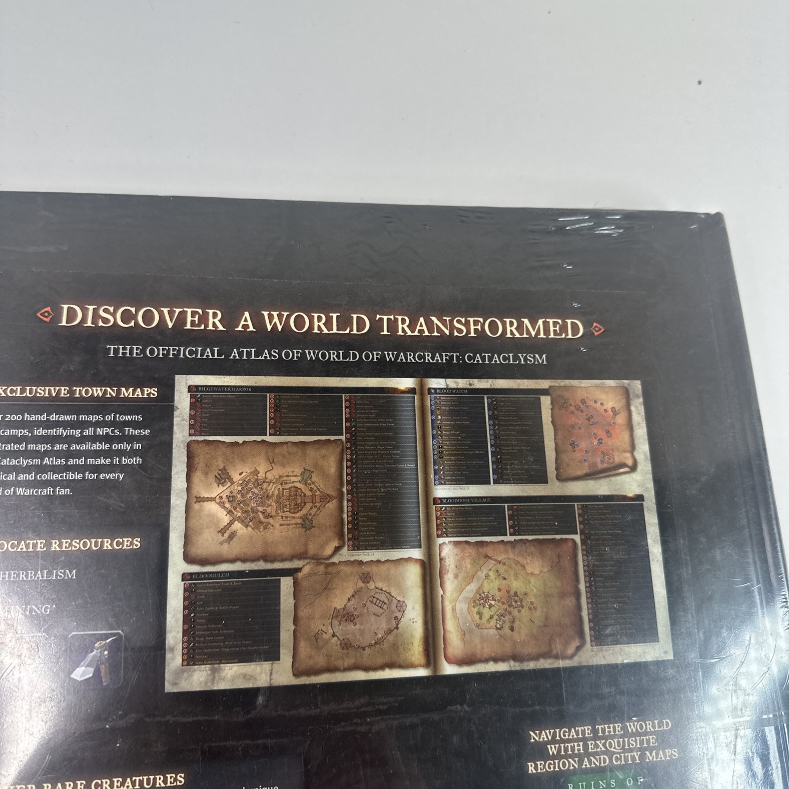 WORLD OF WARCRAFT CATACLYSM ATLAS BRADY GAMES 2011 HARDCOVER SEALED