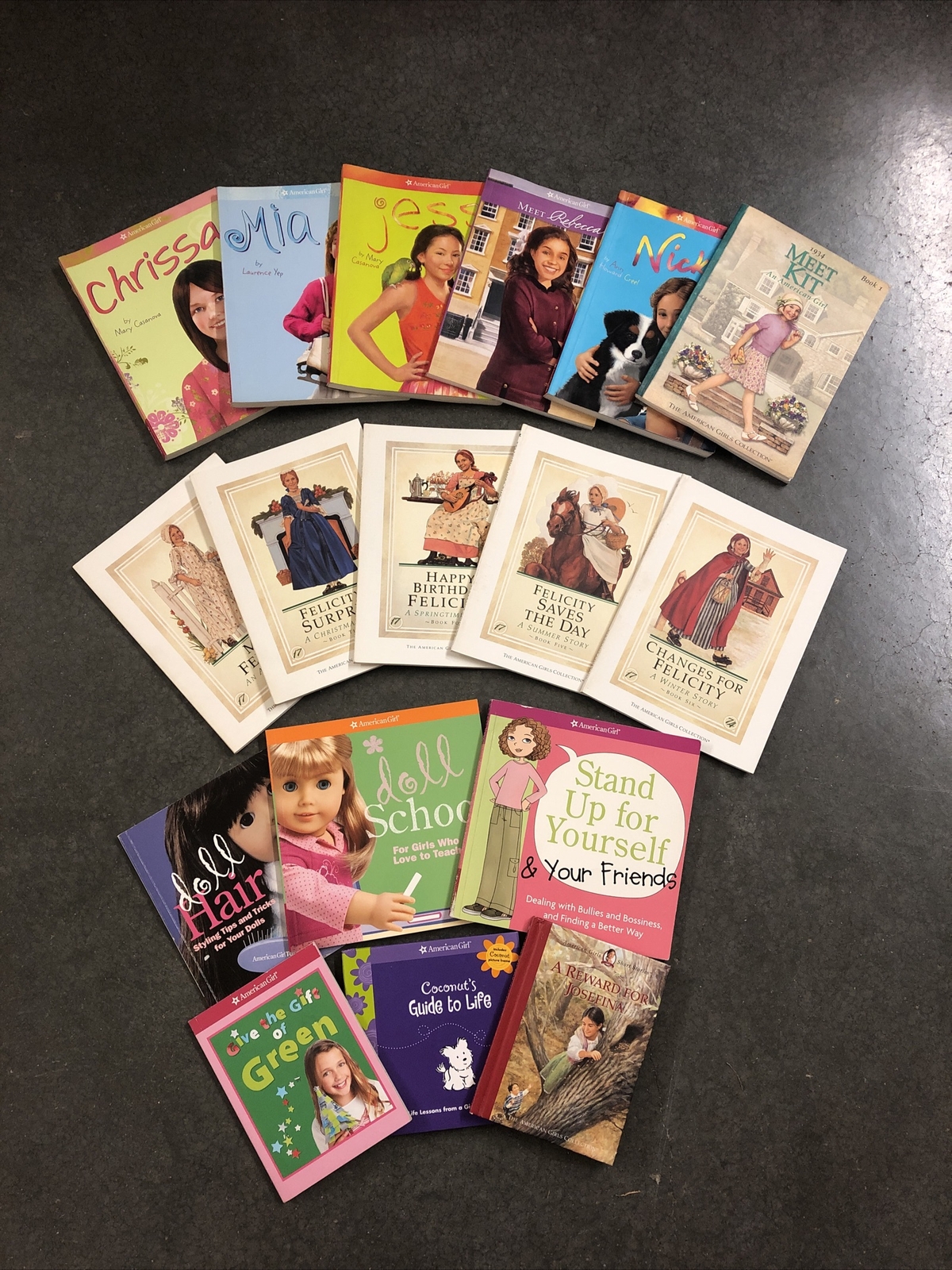 American Girl Book Lot of 17 Felicity Pleasant Company