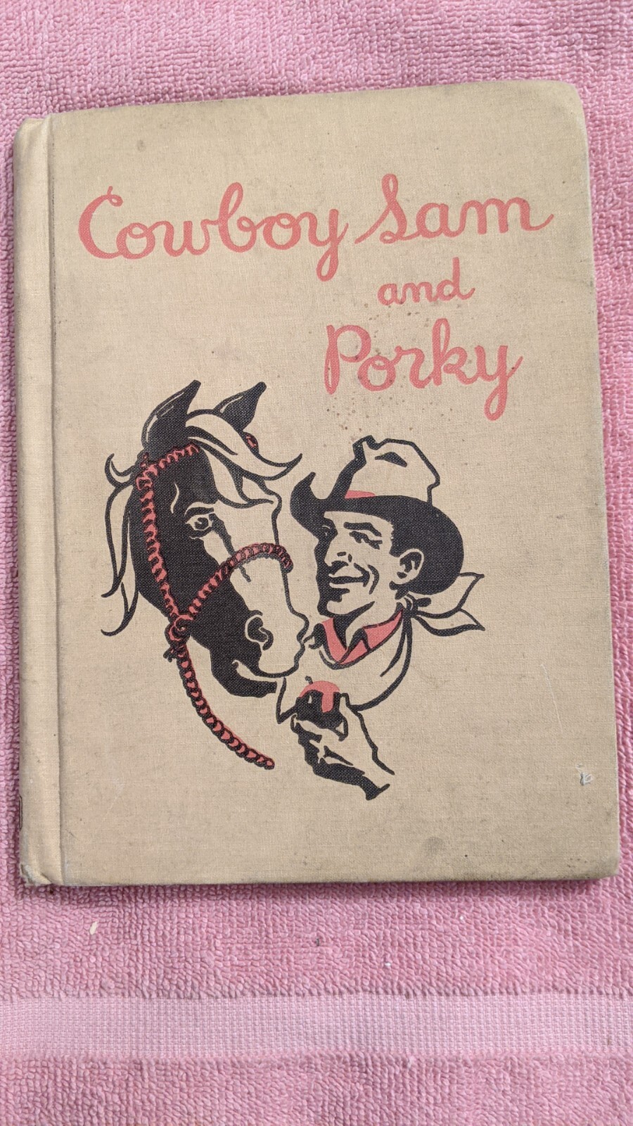 Edna Walker Chandler, COWBOY SAM AND PORKY, Benefic Press, 1961, HB, Acceptable