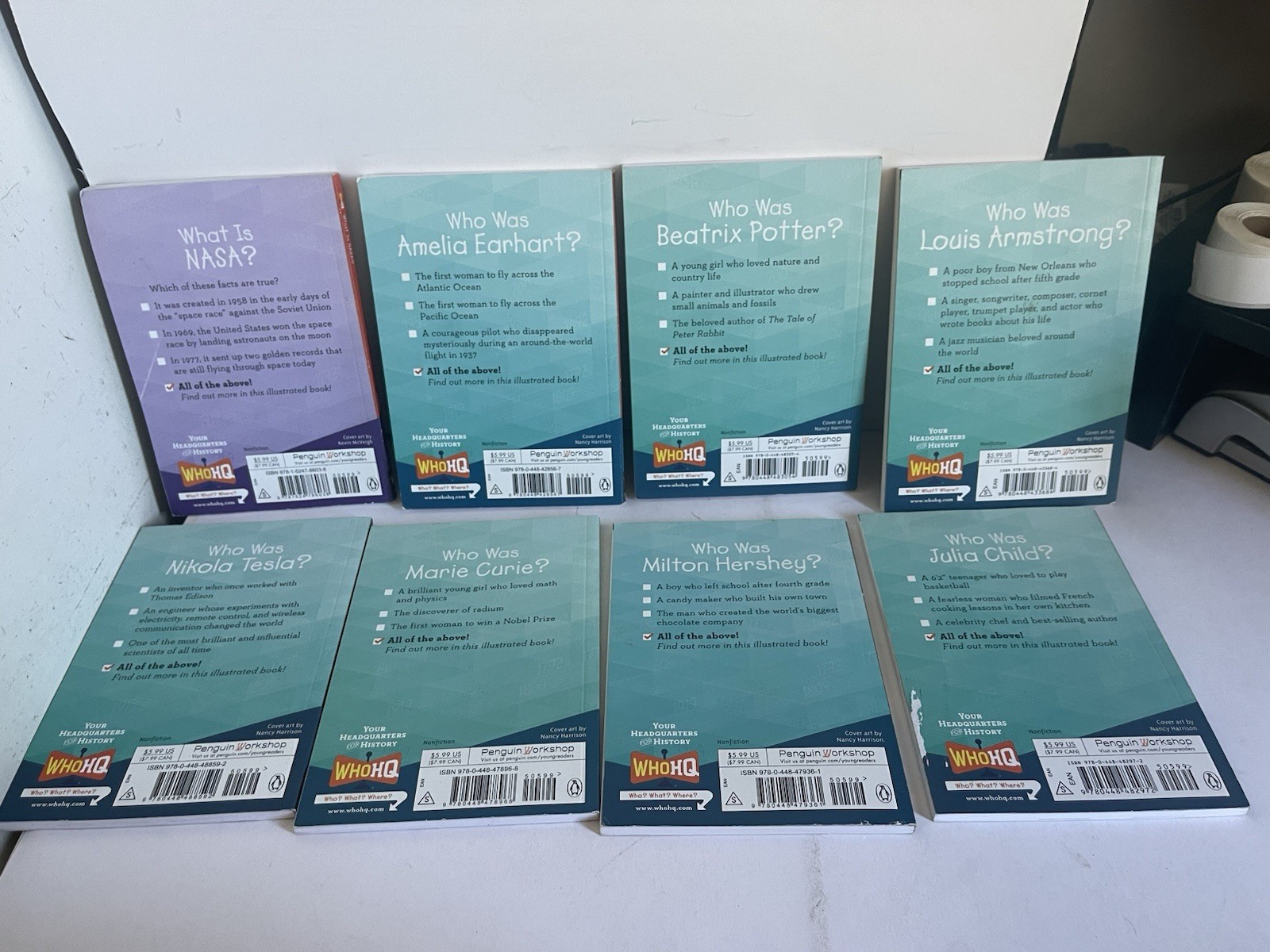 Lot 13 Who Was? Who HQ Series Is What Where Biography History Chapter Books