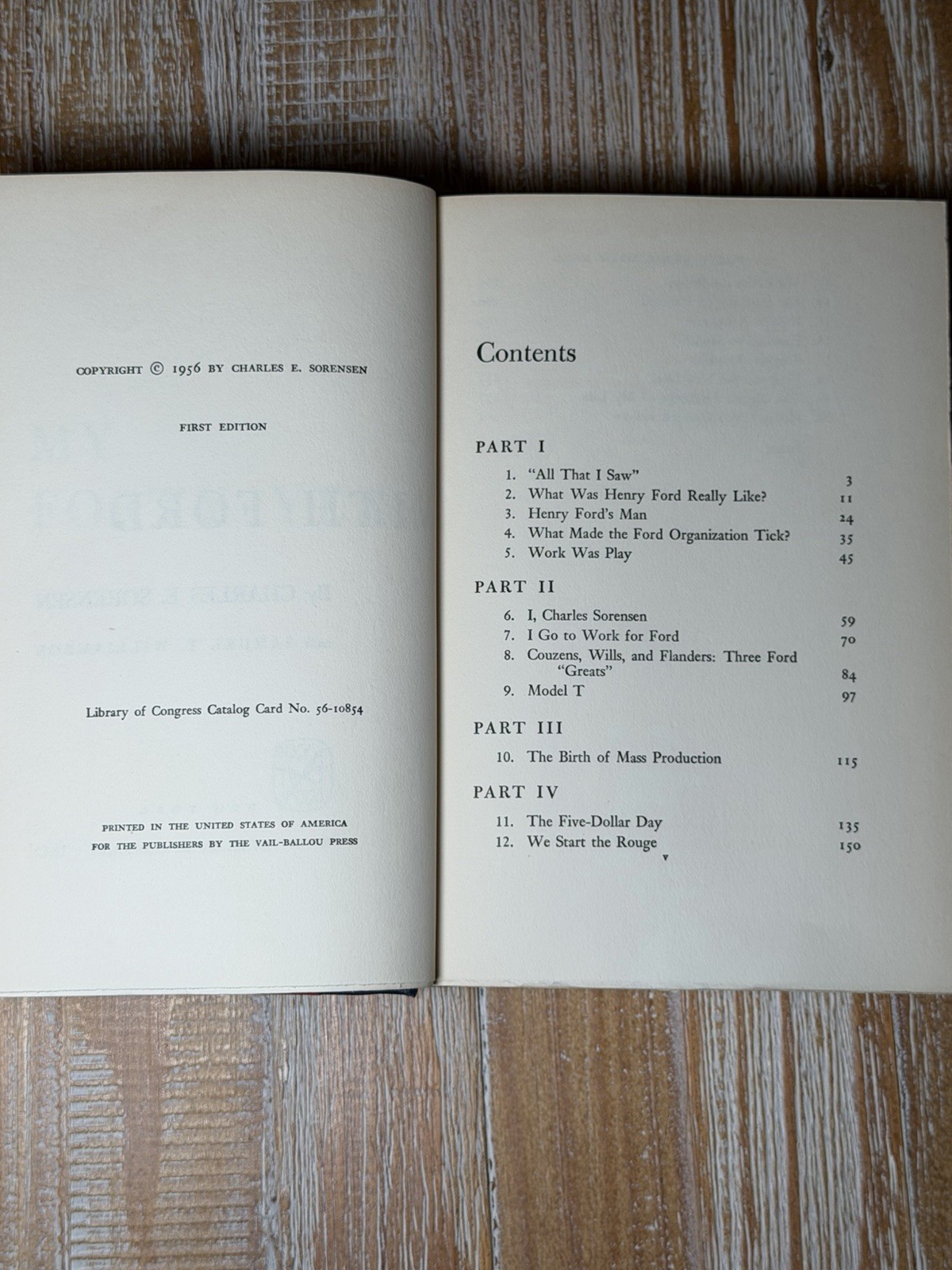 My Forty Years With Ford by Sorensen Henry Ford Motor Automobiles 1st Ed. 1956