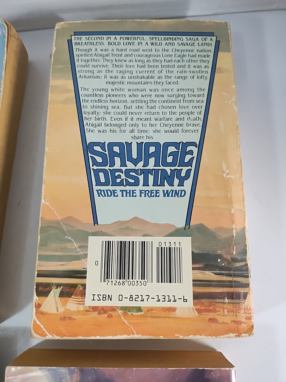 Savage Destiny Paperback 4 Book Lot Rosanne Bittner Historical Romance Old West