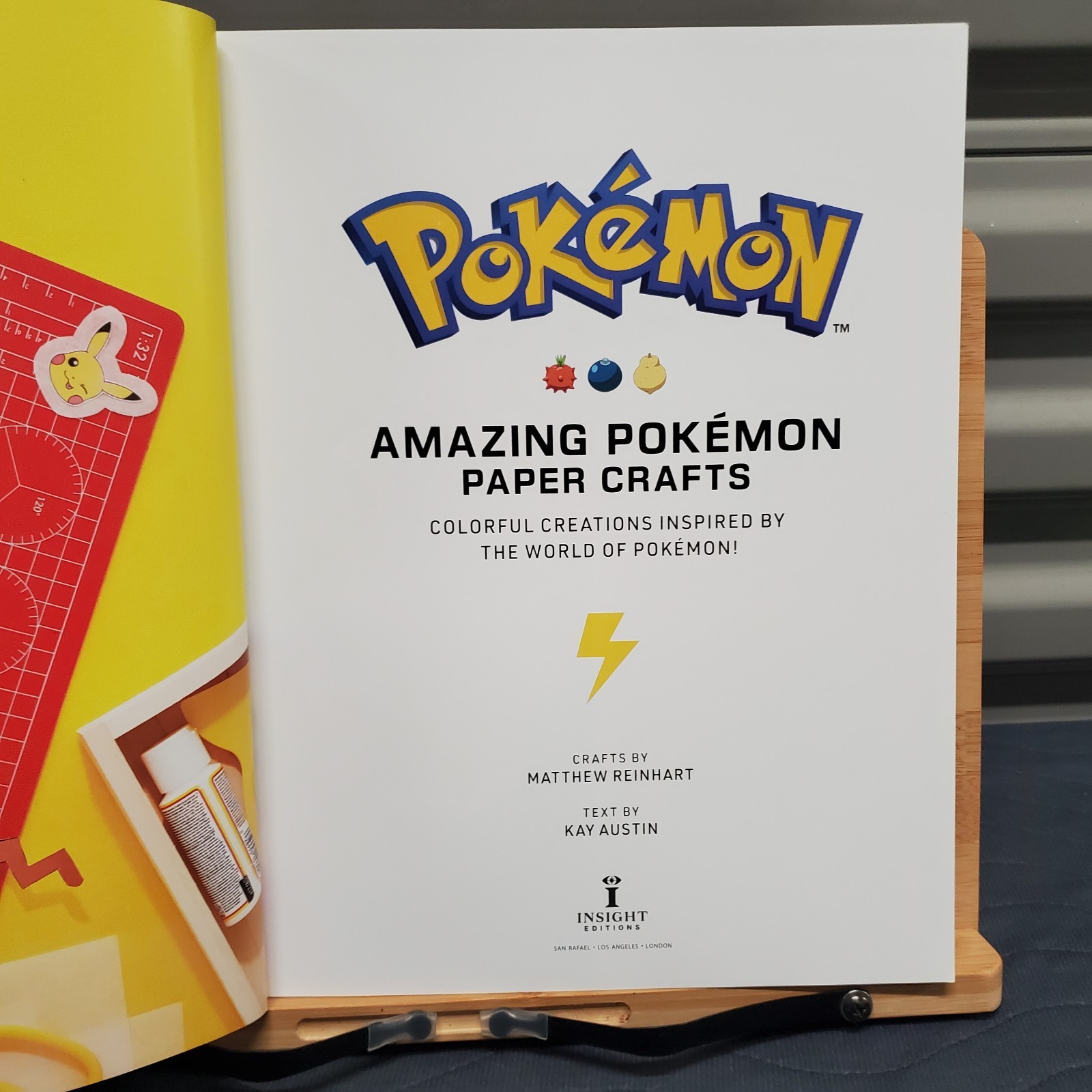 Amazing Pokemon Paper Crafts Matthew Reinhart 2024 Activity Book 14 DIY Projects