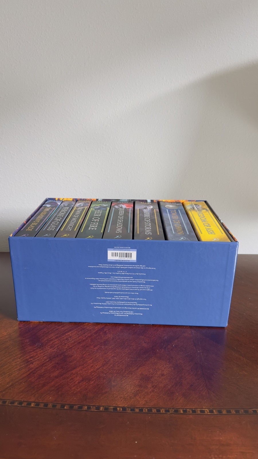 W/ POSTER Throne of Glass OOP ORIGINAL Cover Paperback Box Set Sarah J. Maas