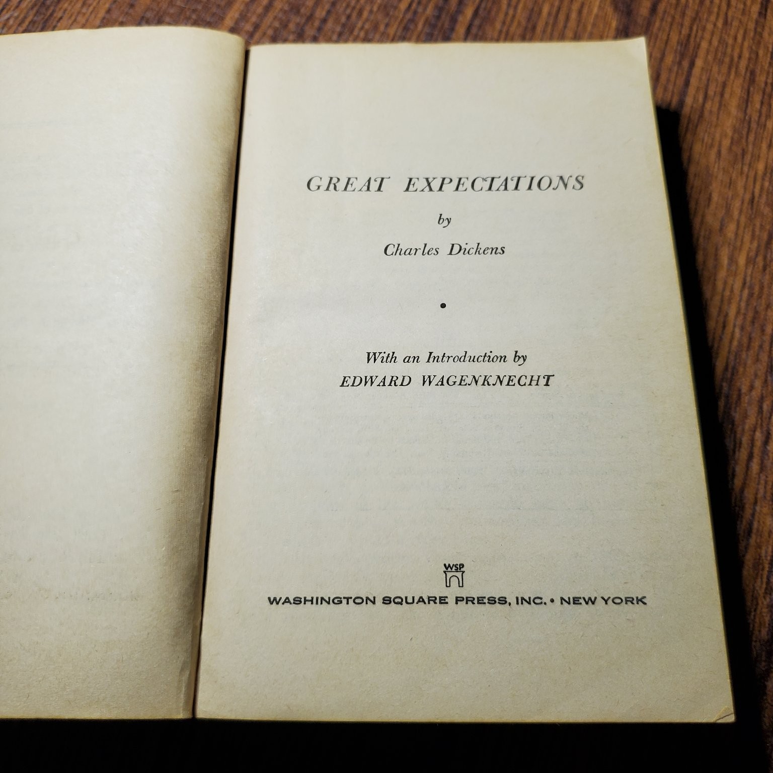 Great Expectations Charles Dickens 1956 Washington Square Press Fiction