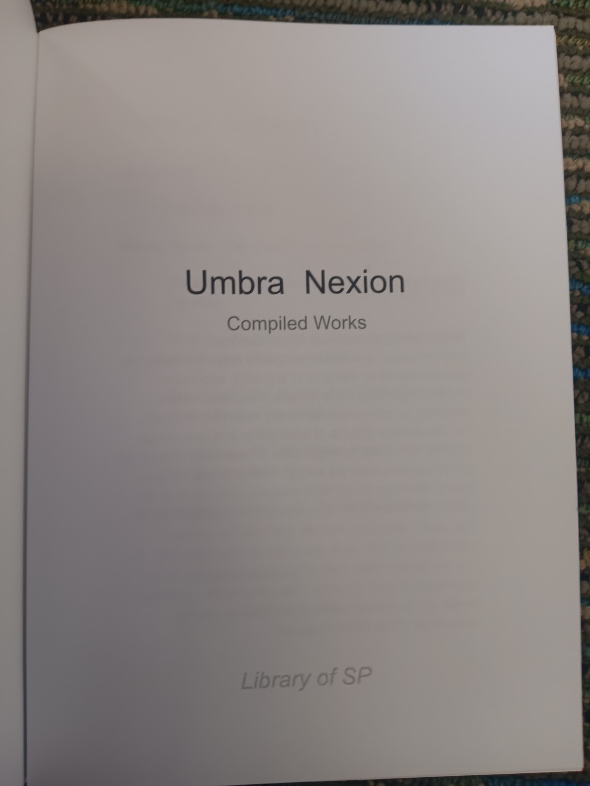 Umbra Nexion Order Of Nine Angles ONA O9a Satanism Runes Alchemy Private Library