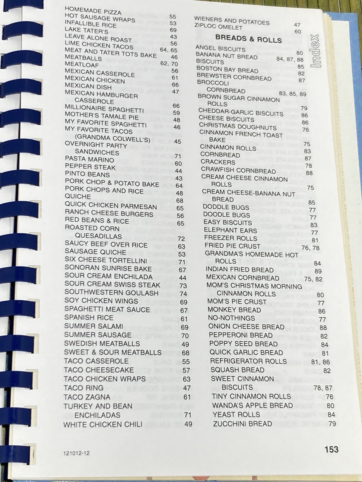 Recipes & Remembrances Cookbook Welcher Family 2012