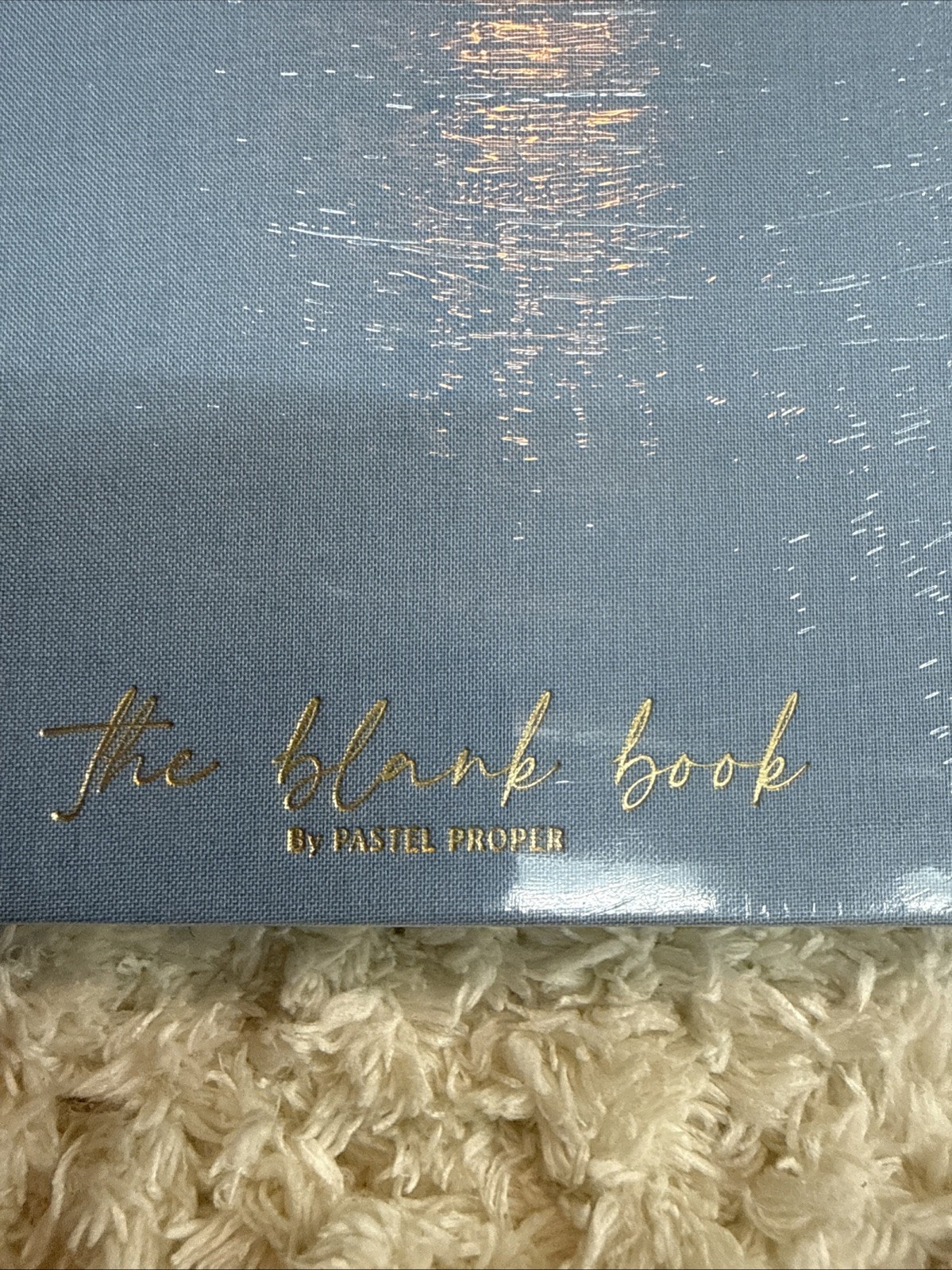 The Blank Book Pastel Proper Tulsa New 226 Pgs 9x12x1.25 Coffee Table Journal