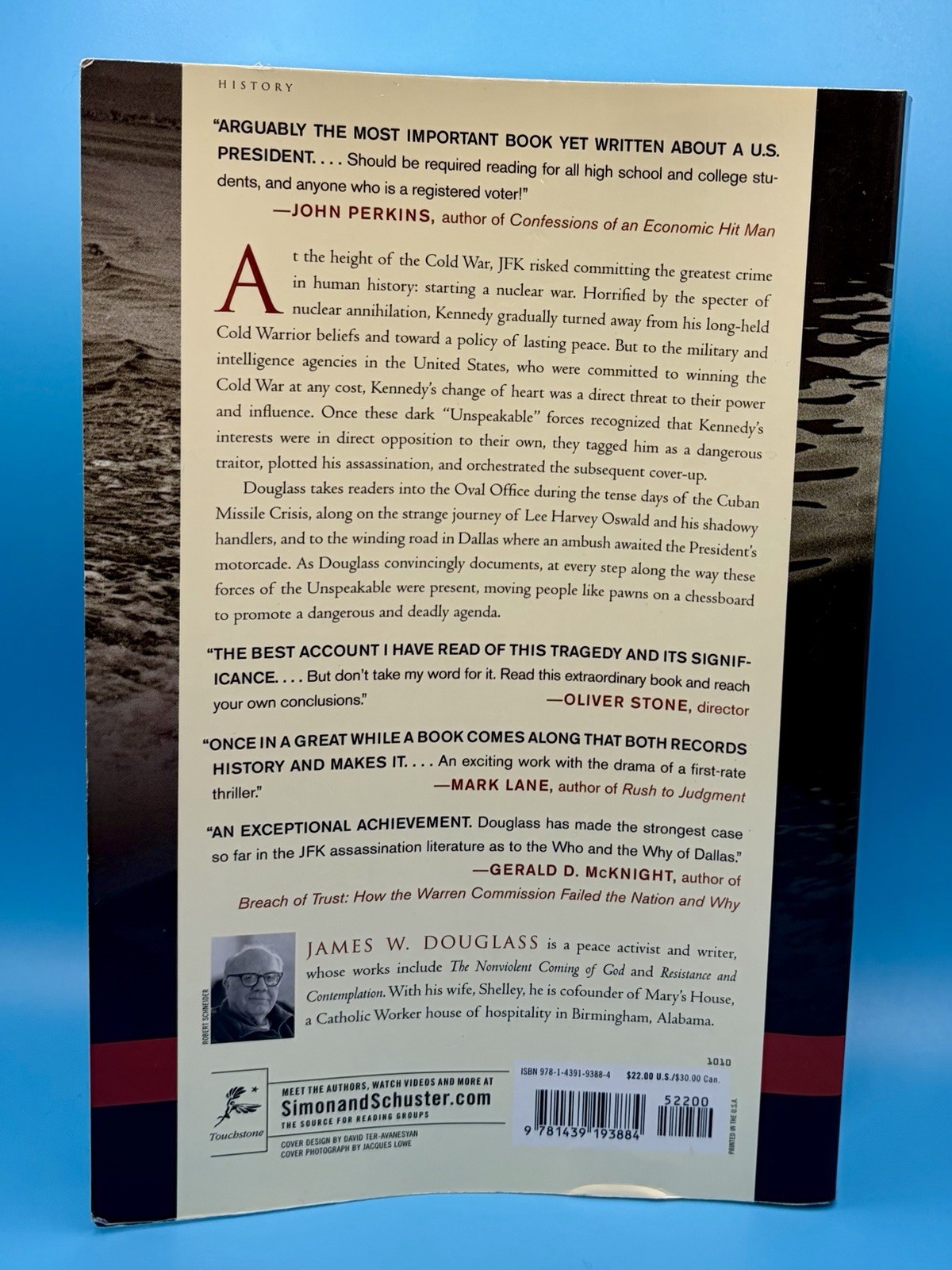 JFK and the Unspeakable by James W. Douglass Trade Paperback Touchstone 2010
