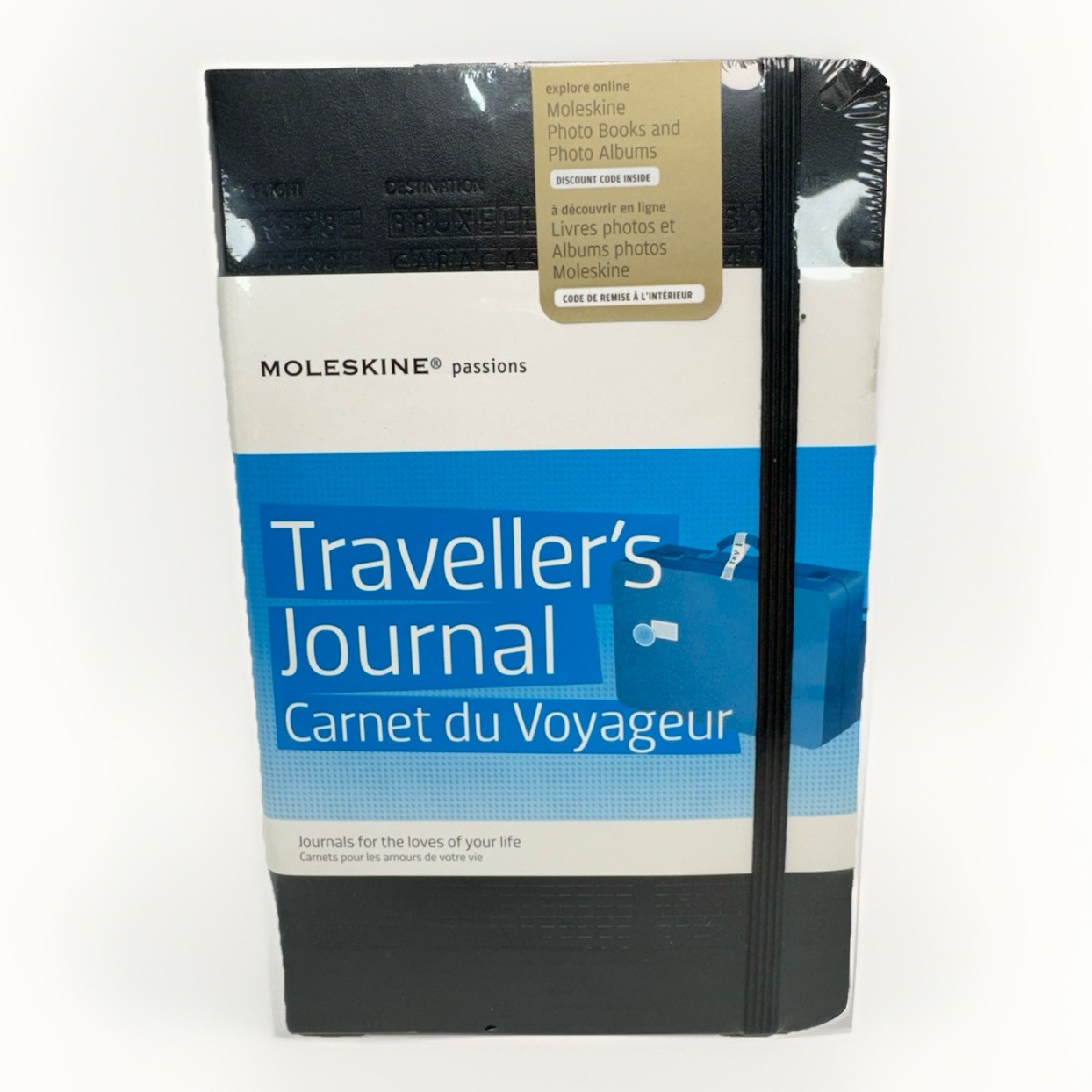 Moleskine Passion Journal, Travel, Hard Cover, Large 5″ x 8.25″) Black Book
