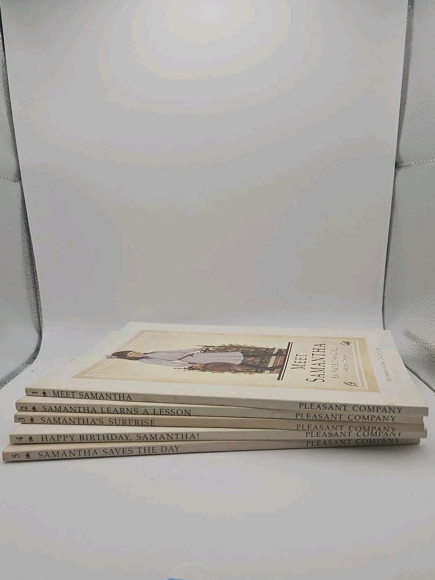 Vtg First Edition 1986 Samantha an American Girl Books 1-5 ~ 8.5 x 6 x 0.2
