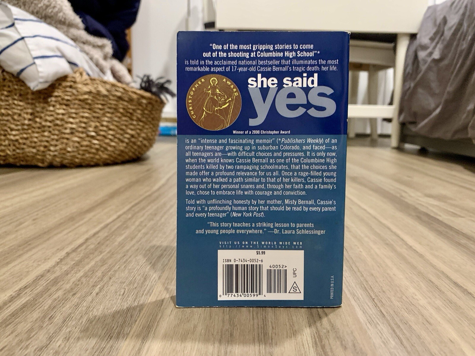 She Said Yes: The Unlikely Martyrdom of Cassie Bernall by Misty Bernall (2000)