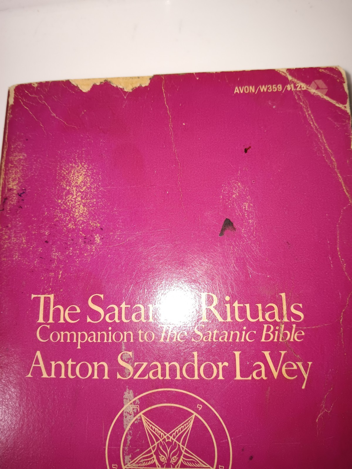 The Satanic Rituals 1st Edition 1st Printing Dec 1972 Satanism Anton LaVey PB