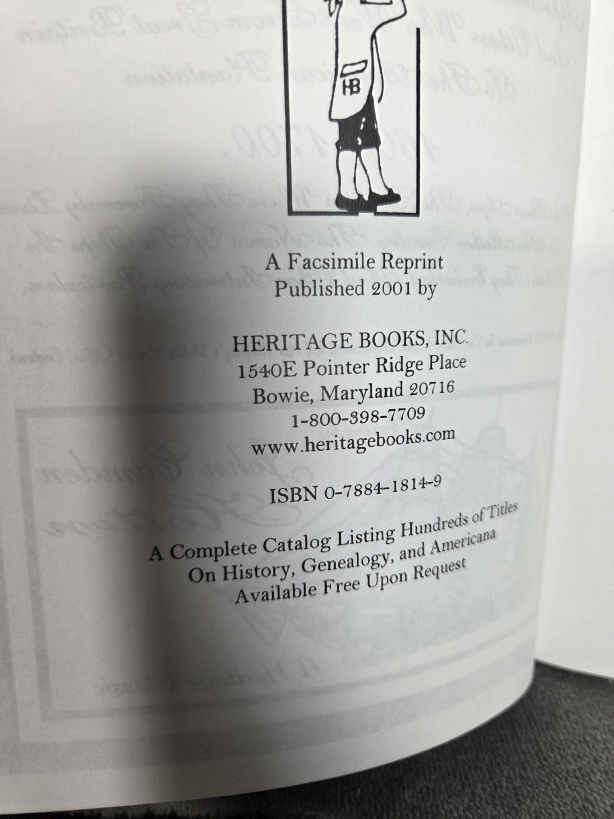 Original Lists Of Persons Of Quality Facsimile Paperback Heritage Classic 2001