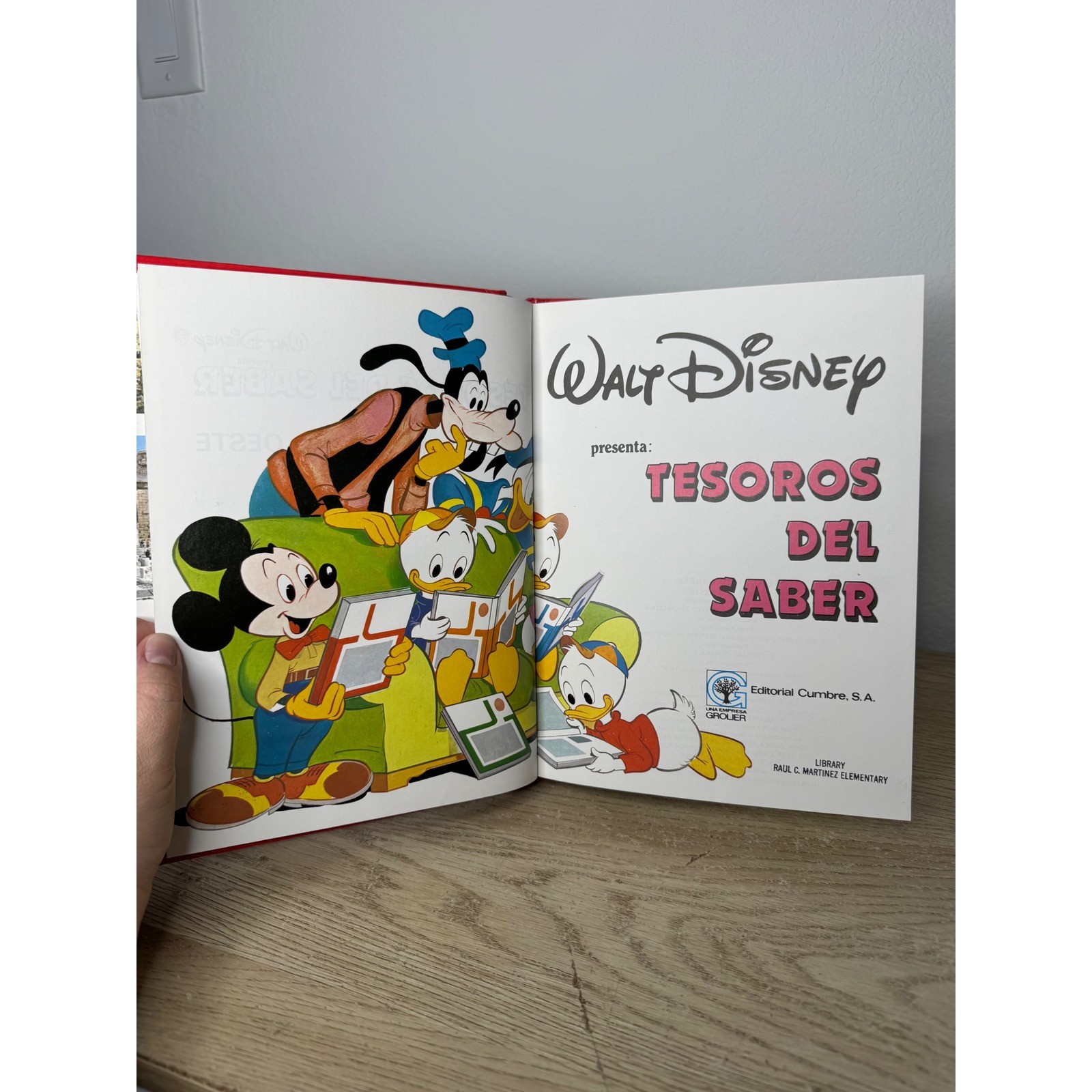 Walt Disney Tesoros Del Saber Vol 18 El Lejano Oeste Spanish Hardcover Book 1990