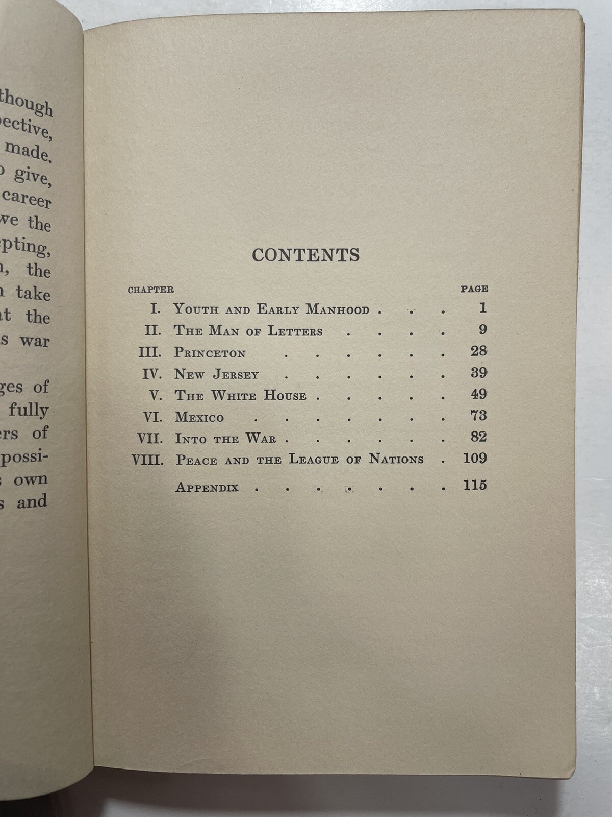 THE PEACE-PRESIDENT A Brief Appreciation William Archer Henry Holt and Company
