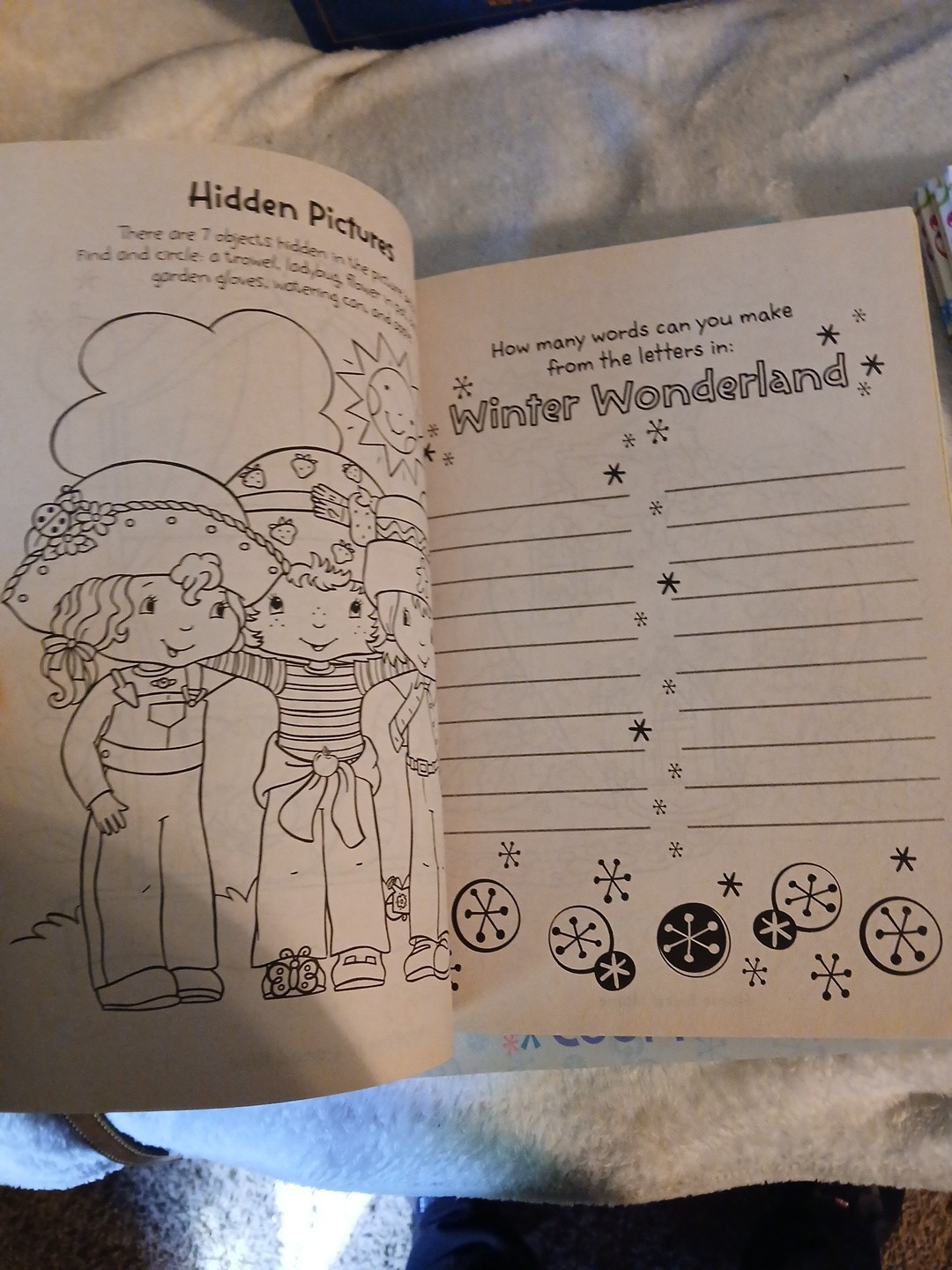 Vintage 2006 Strawberry Shortcake Big Best Book To Color Unused With Stickers