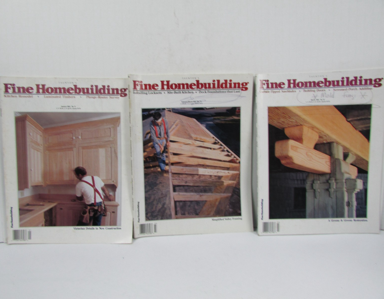 Vintage Fine Homebuilding Magazines Lot of 13 – Issues from 1991, 1992, 1993
