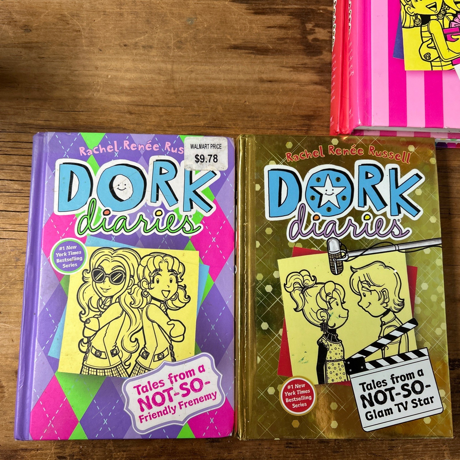 Dork Diaries Hardcover Books Rachel Renee Russell Lot Series 1, 4, 7, 11, 12, 13