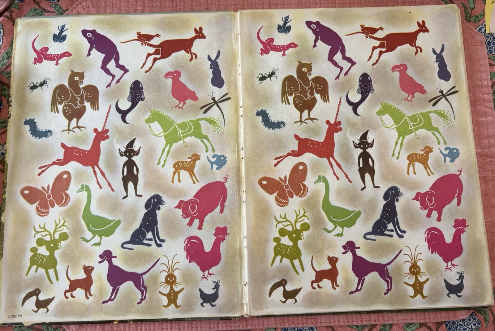 The Big Golden Book of Poetry HC Illustrated Golden Press 1940s Ages 4-8