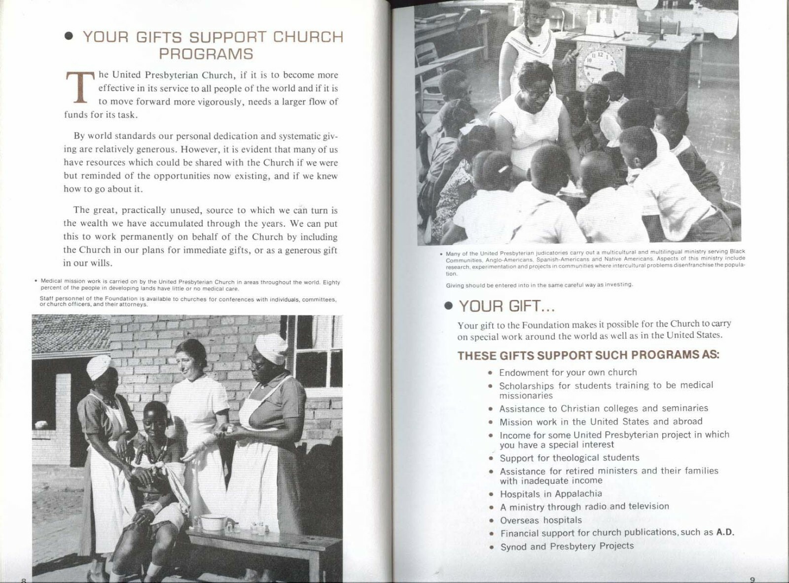 Serving in the Future United Presbyterian Foundation