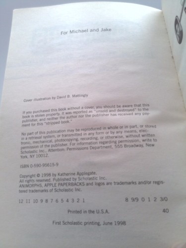 In the Time of Dinosaurs (Animorphs Megamorphs, 2) (1st Ed) by K A Applegate