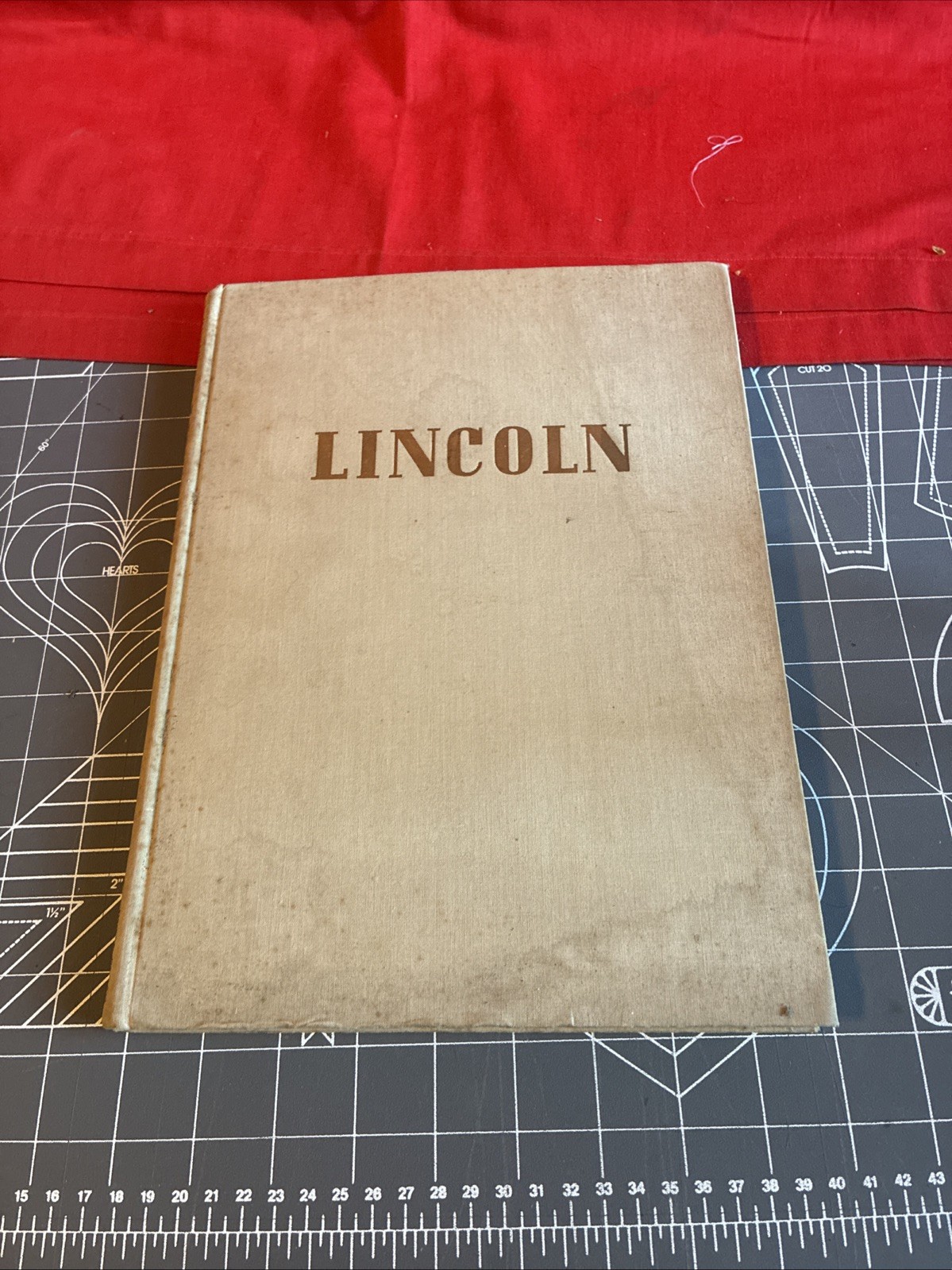 Vintage 1941 First Edition Lincoln by Stefan Lorant Hardcover Book